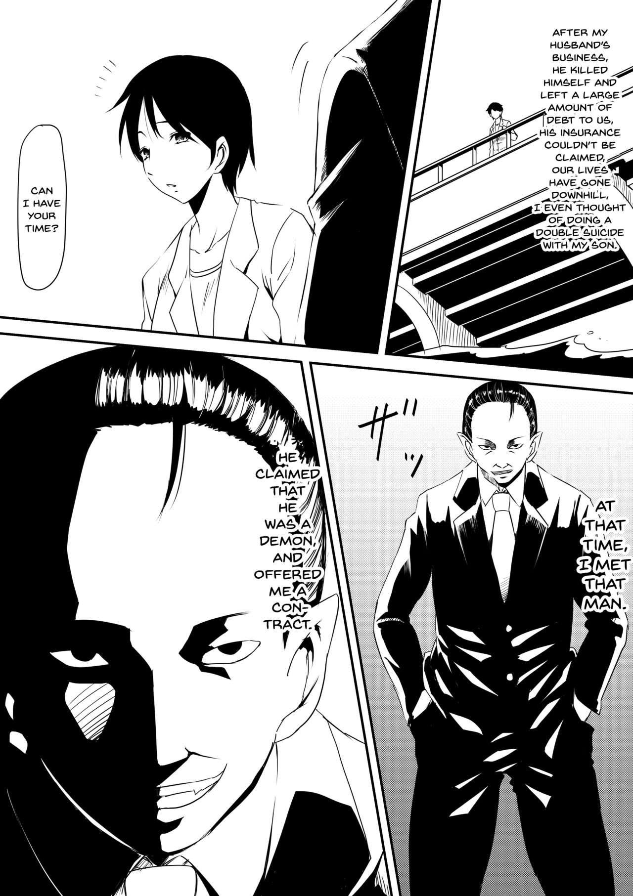 Akuma ni Tamashii o Utta haha ga Inma Bitch e to Henbo Shite iku Hanashi | A Story Where My Mom Turns Into a Bitch page 3 full