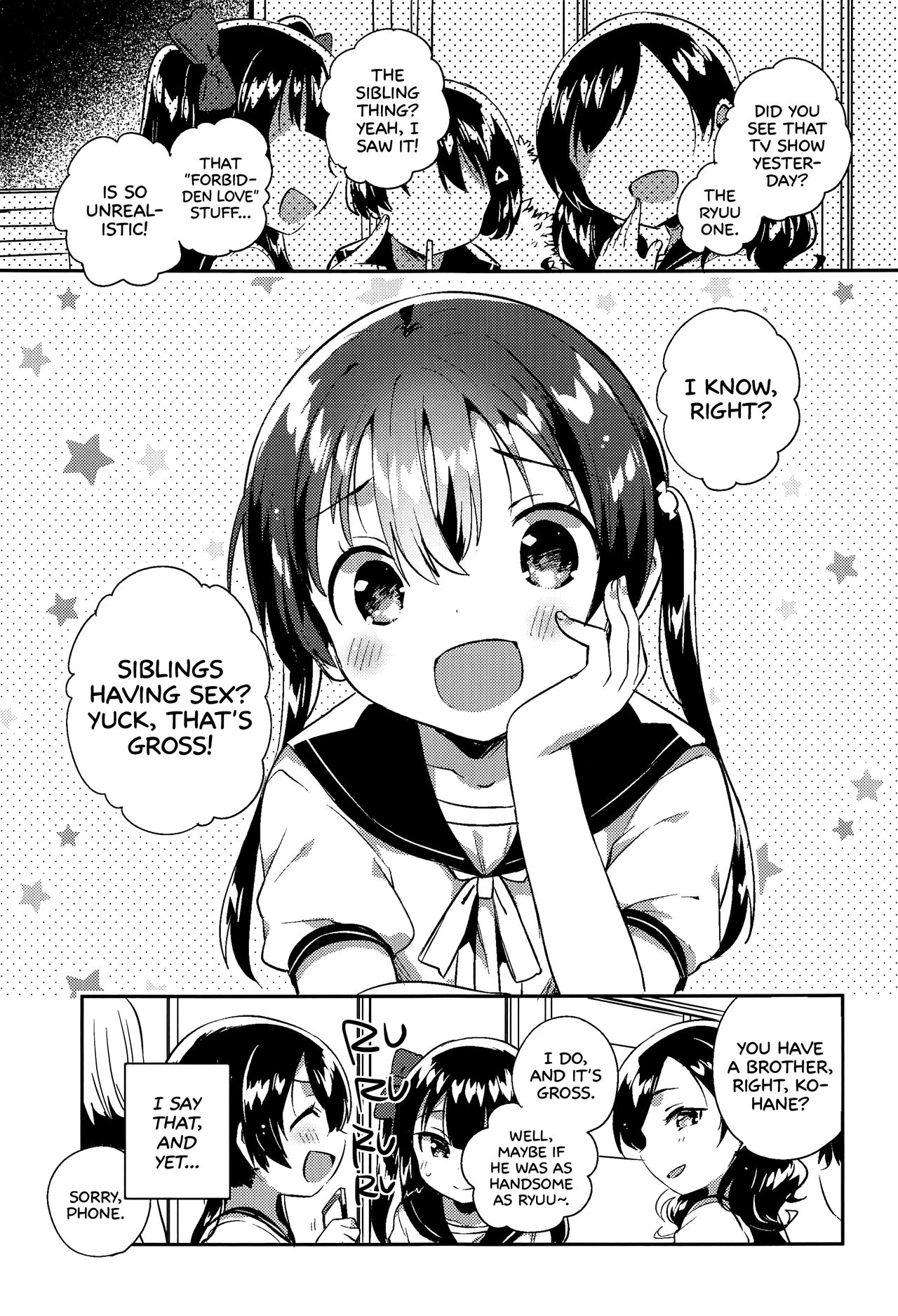 Imouto to Sex Suru nante Kimochi Warui | Having Sex With Your Little Sister? That's Gross! page 2 full