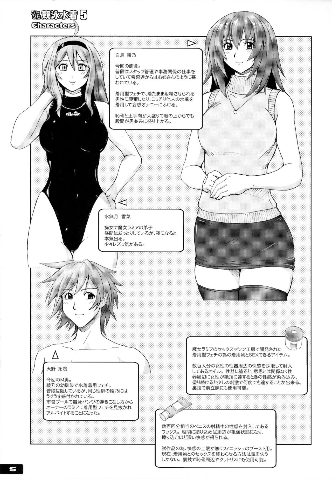 Pitapita Kyouei Mizugi  - for Competition swimsuit fetist & high cut bottoms fleaks  5 | Snappy Tight Racing Swimsuits Night 5 page 4 full