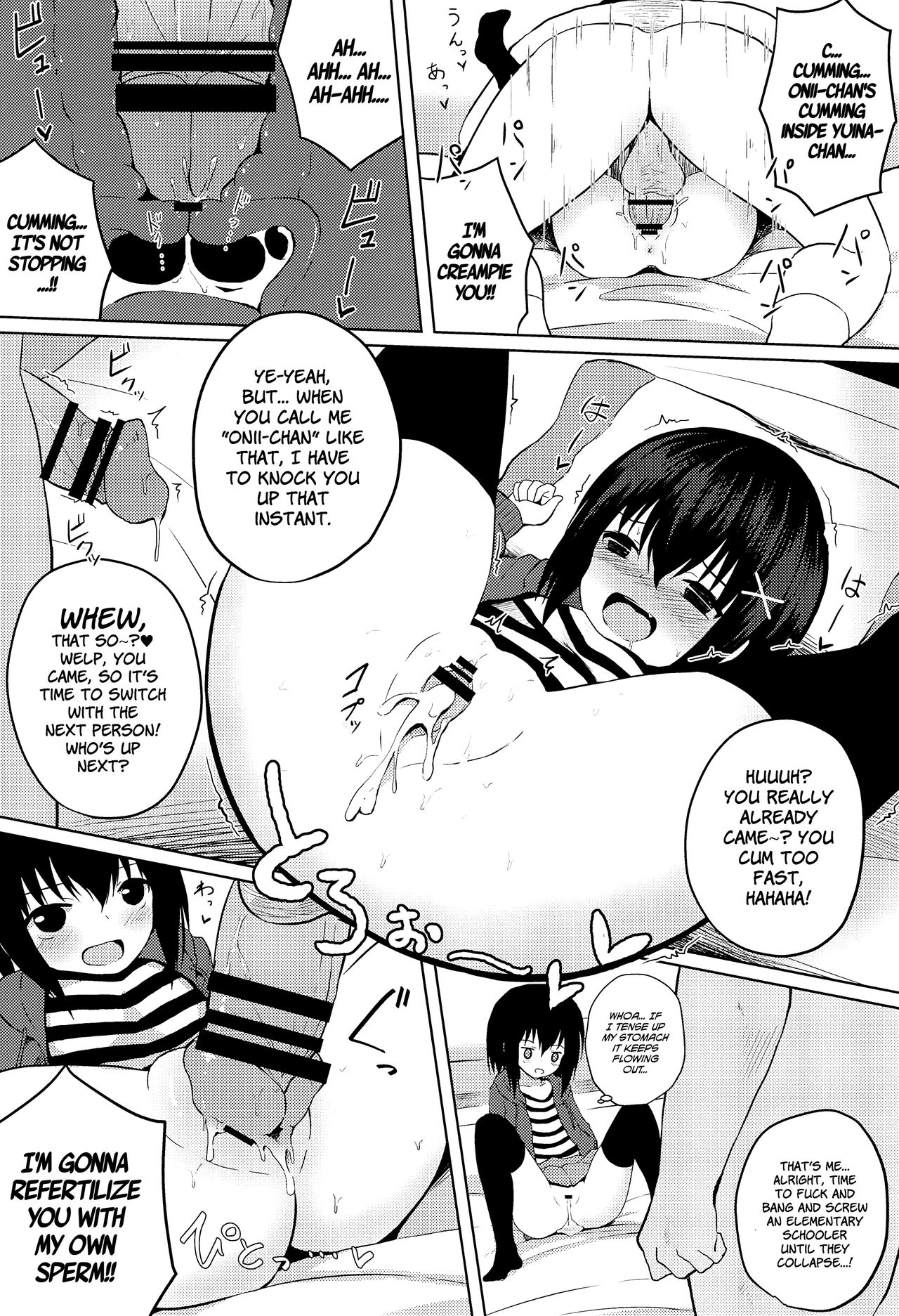 Enkou Shougakusei to 6-nin no Tanetsuke Ojisan - Cosplay Sex-hen =White Symphony= page 6 full