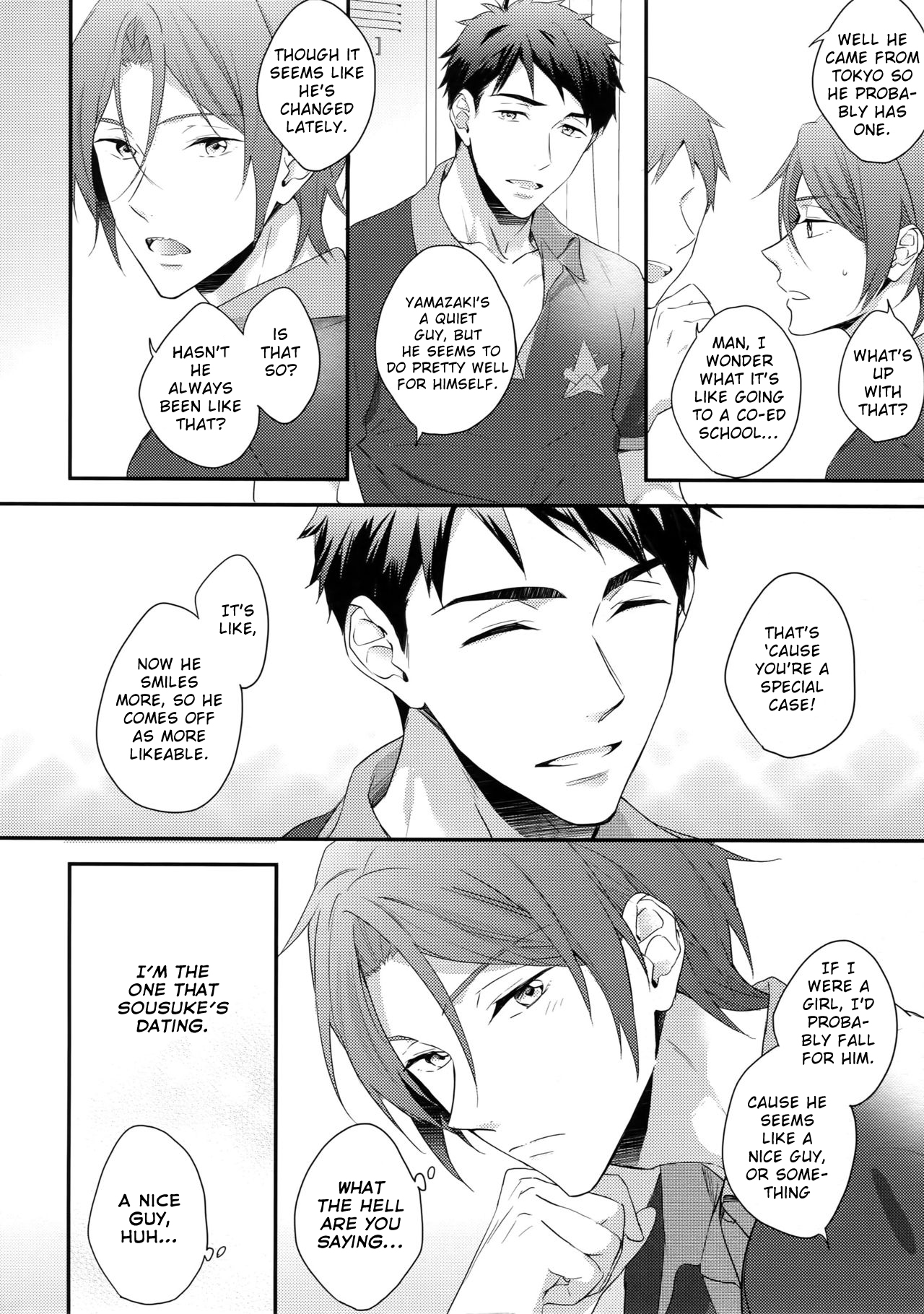 Matsuoka Rin no Hajimete Zenbu. | Rin Matsuoka's First Everything page 5 full