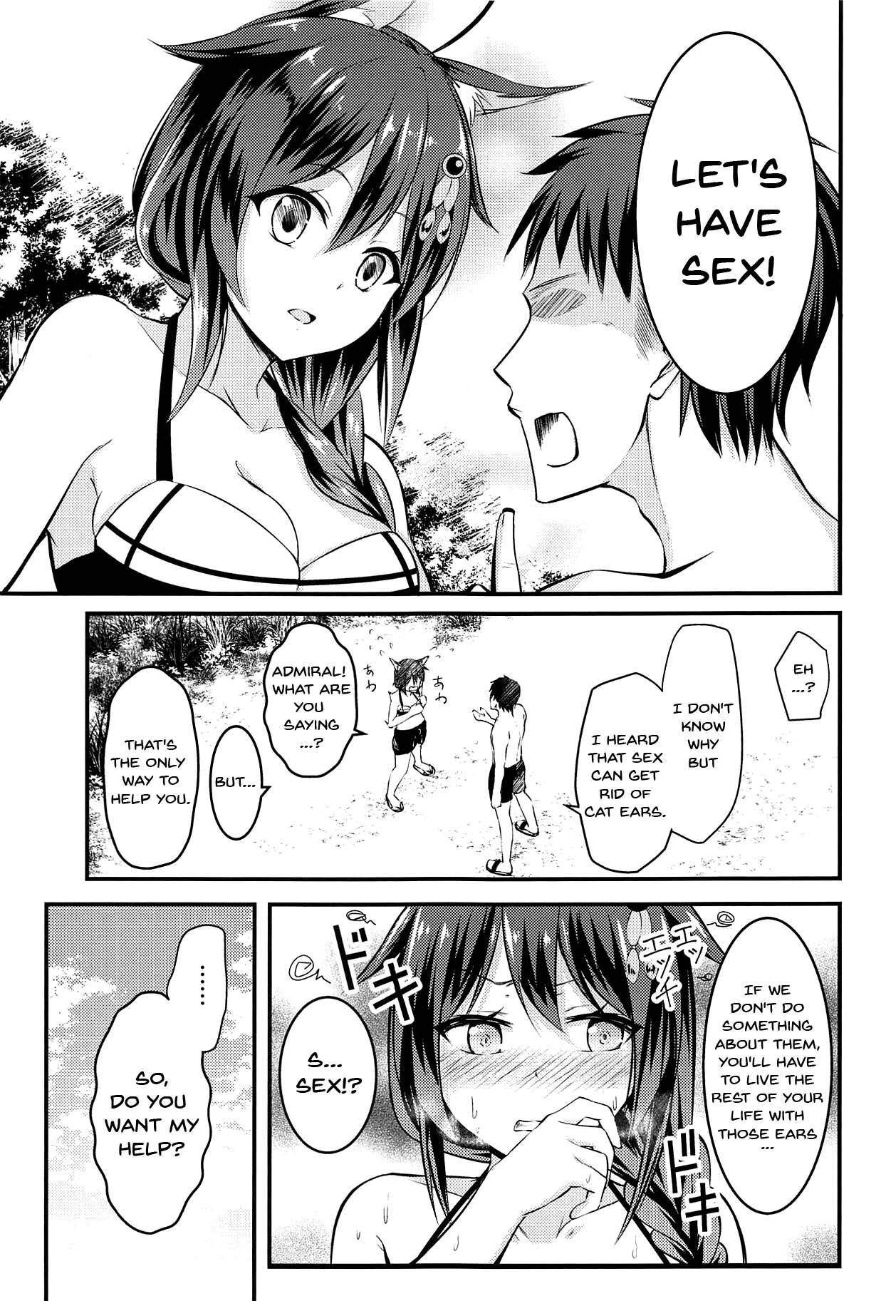 Ecchi Shinai to Nekomimi ga Torenai Byouki ni Natte | A sickness where if i dont get to have sex i cant take these cat ears off page 4 full