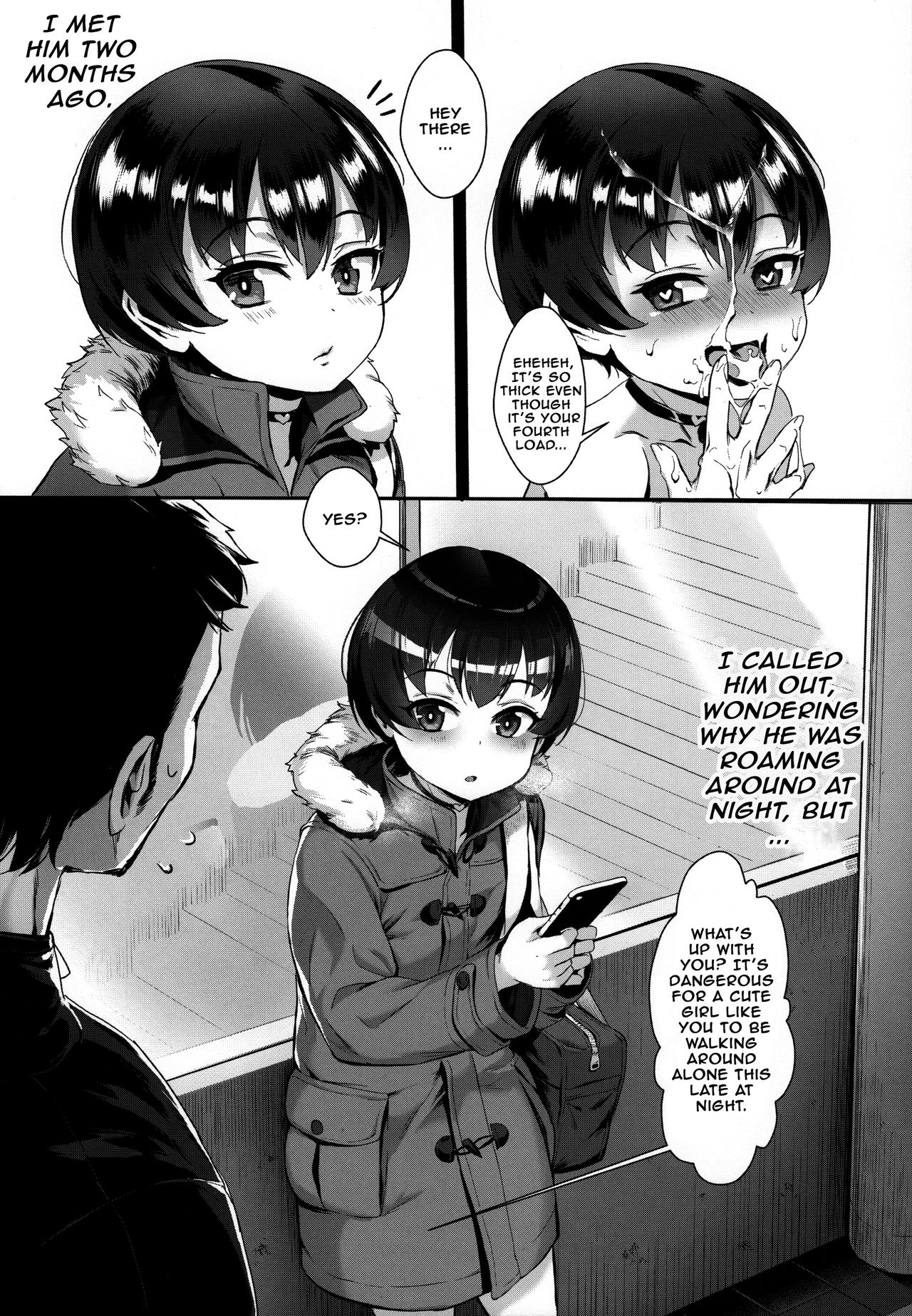Inran Shounen "Nazo no Bitch Shota to Ossan no Monogatari" | Slut boy in the tale of a man and a mysterious sissy boy page 9 full