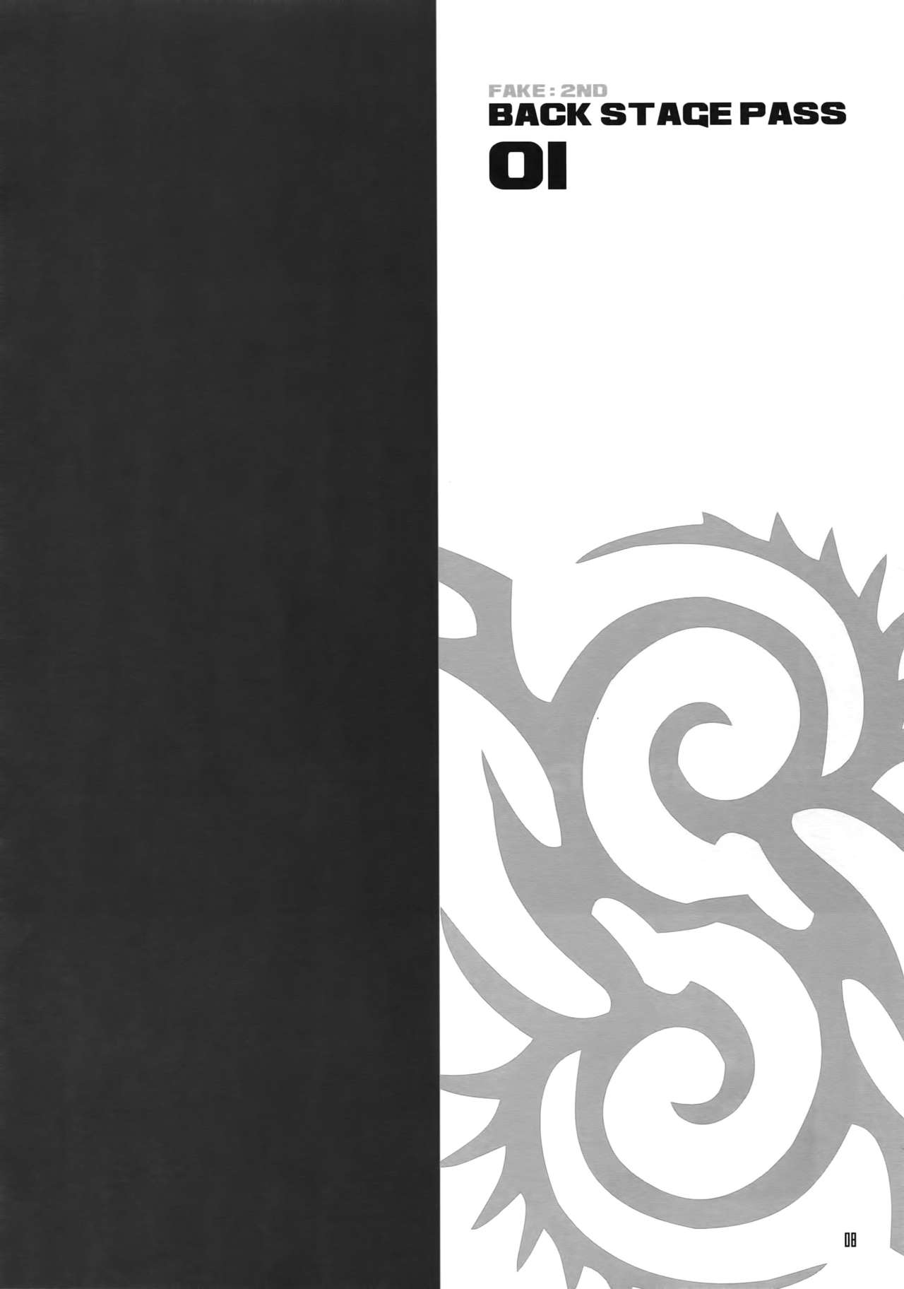 FAKE:2ND/BACK STAGE PASS COLLECTION 01 page 6 full