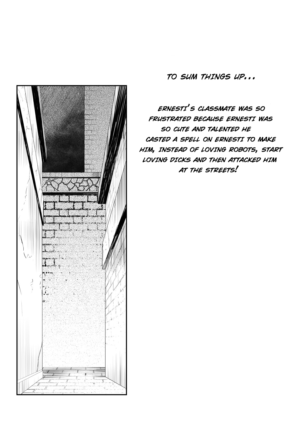 Er-kun no Robo Ai o Ochinchin Ai ni Irekaete mita Ken  |  I casted a spell on eru-kun that would make him start loving dicks instead of robots page 4 full