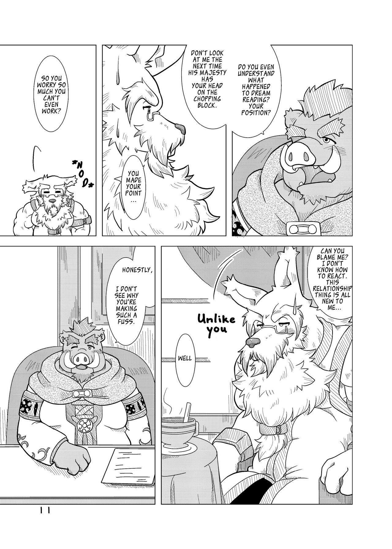 Hoshiyomi no Inu Tsukihami no Kuma 4 | The dog & the bear: The poet of the stars & the partaker of the moon 4 page 10 full