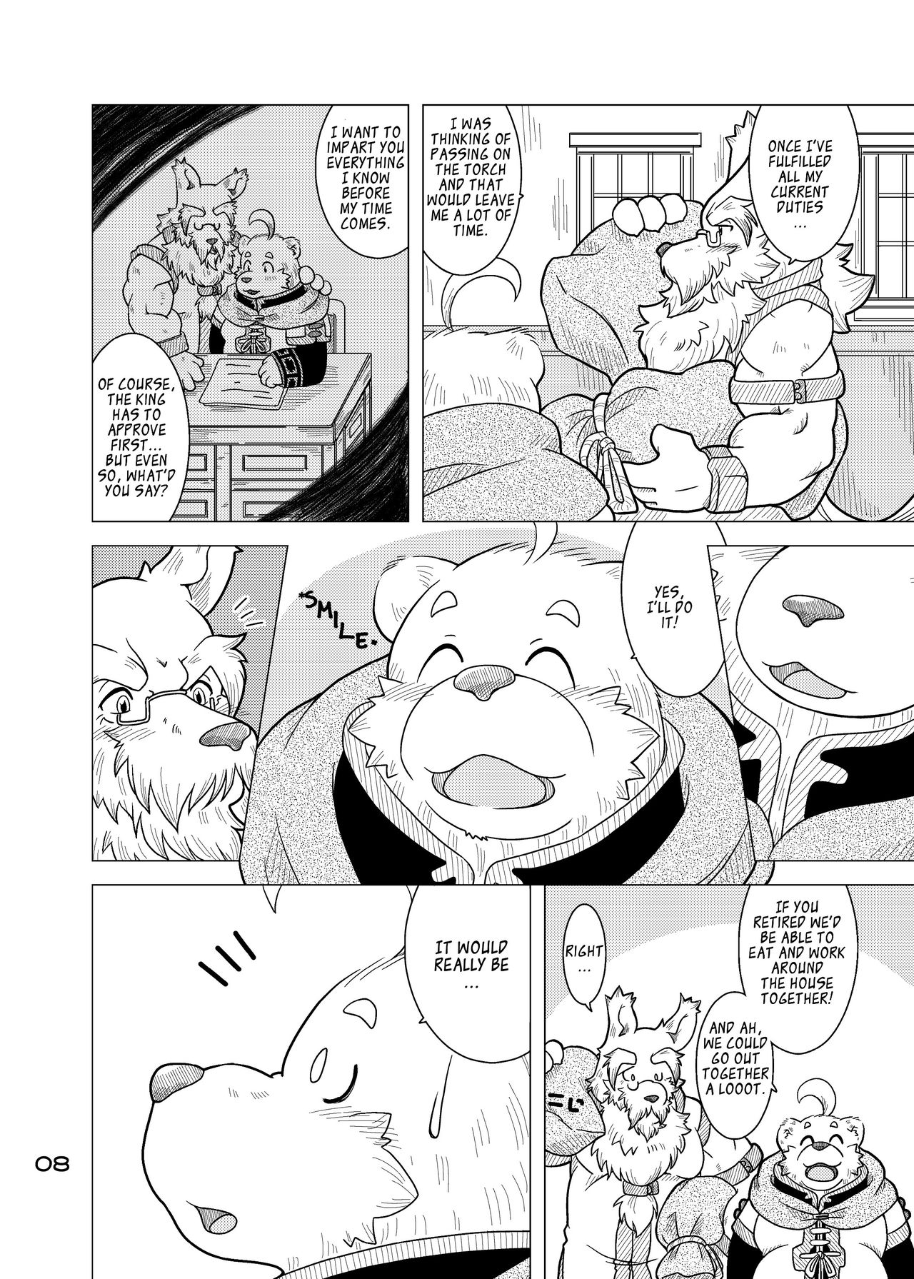 Hoshiyomi no Inu Tsukihami no Kuma 4 | The dog & the bear: The poet of the stars & the partaker of the moon 4 page 7 full