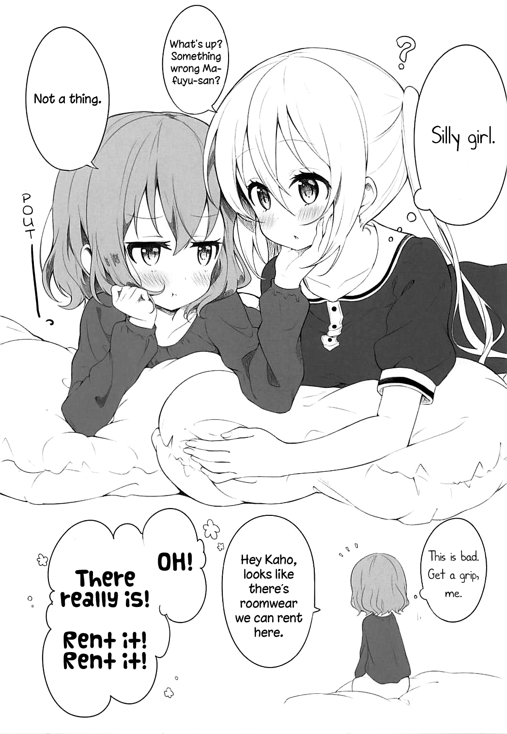 Koisuru Mafuyu wa Hon ga Ususugite Sugu Kaho to Ecchi Shichau no. | The book is too thin so Mafuyu gets straight to the ecchi with Kaho page 8 full