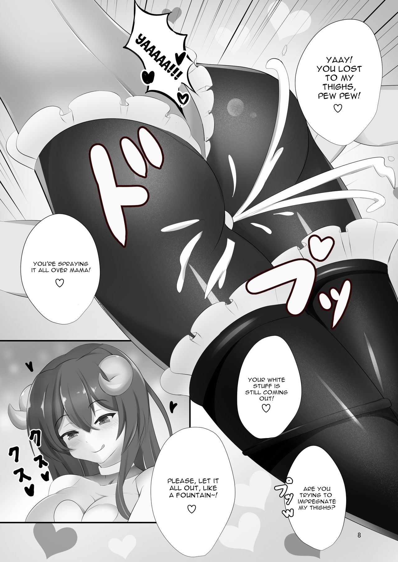 Dress Succubus Fine no Oyoufuku Aka-chan Choukyou Nisshi | Feene the Dress Succubus and Her Suit-Baby Training Diary page 7 full