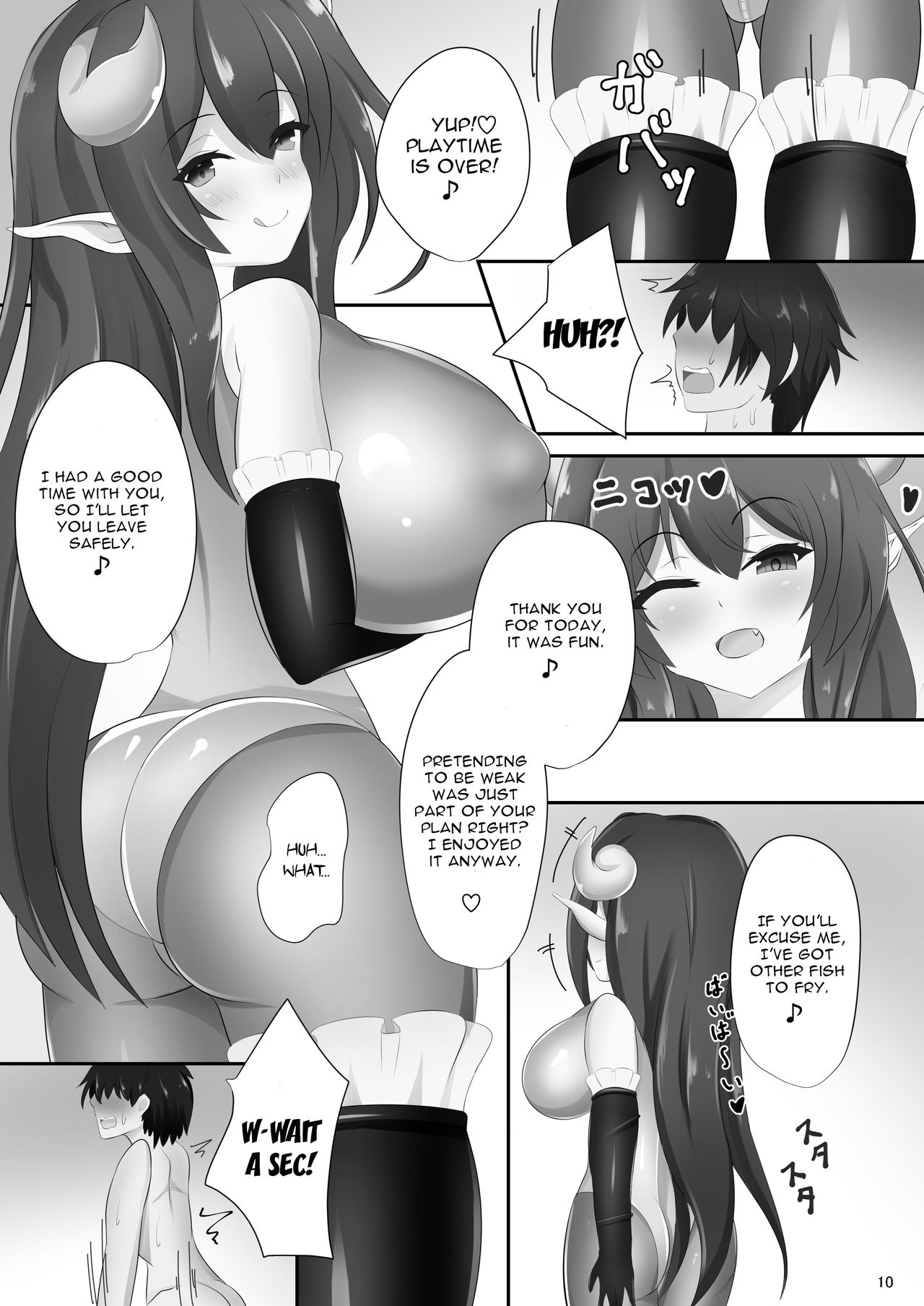 Dress Succubus Fine no Oyoufuku Aka-chan Choukyou Nisshi | Feene the Dress Succubus and Her Suit-Baby Training Diary page 9 full