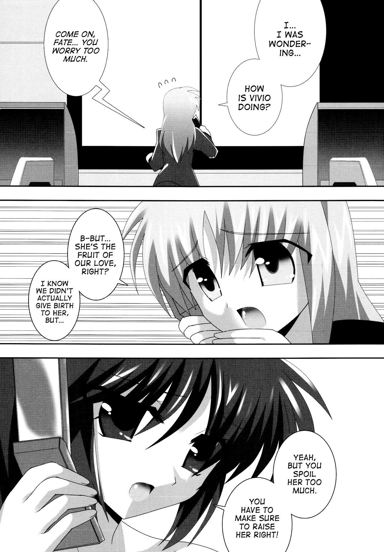 Maou Nanoha Mama no Gacchiri Kosodate Nano | The demon king mom Nanoha's strict child raising page 6 full