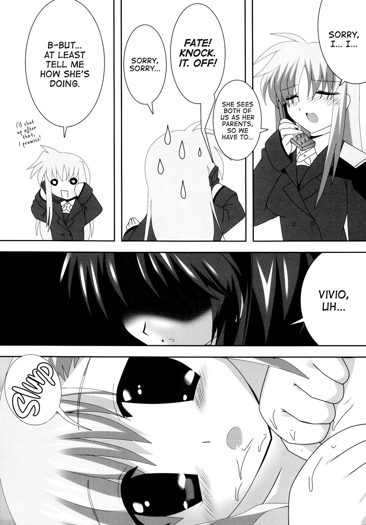 Maou Nanoha Mama no Gacchiri Kosodate Nano | The demon king mom Nanoha's strict child raising page 7 full