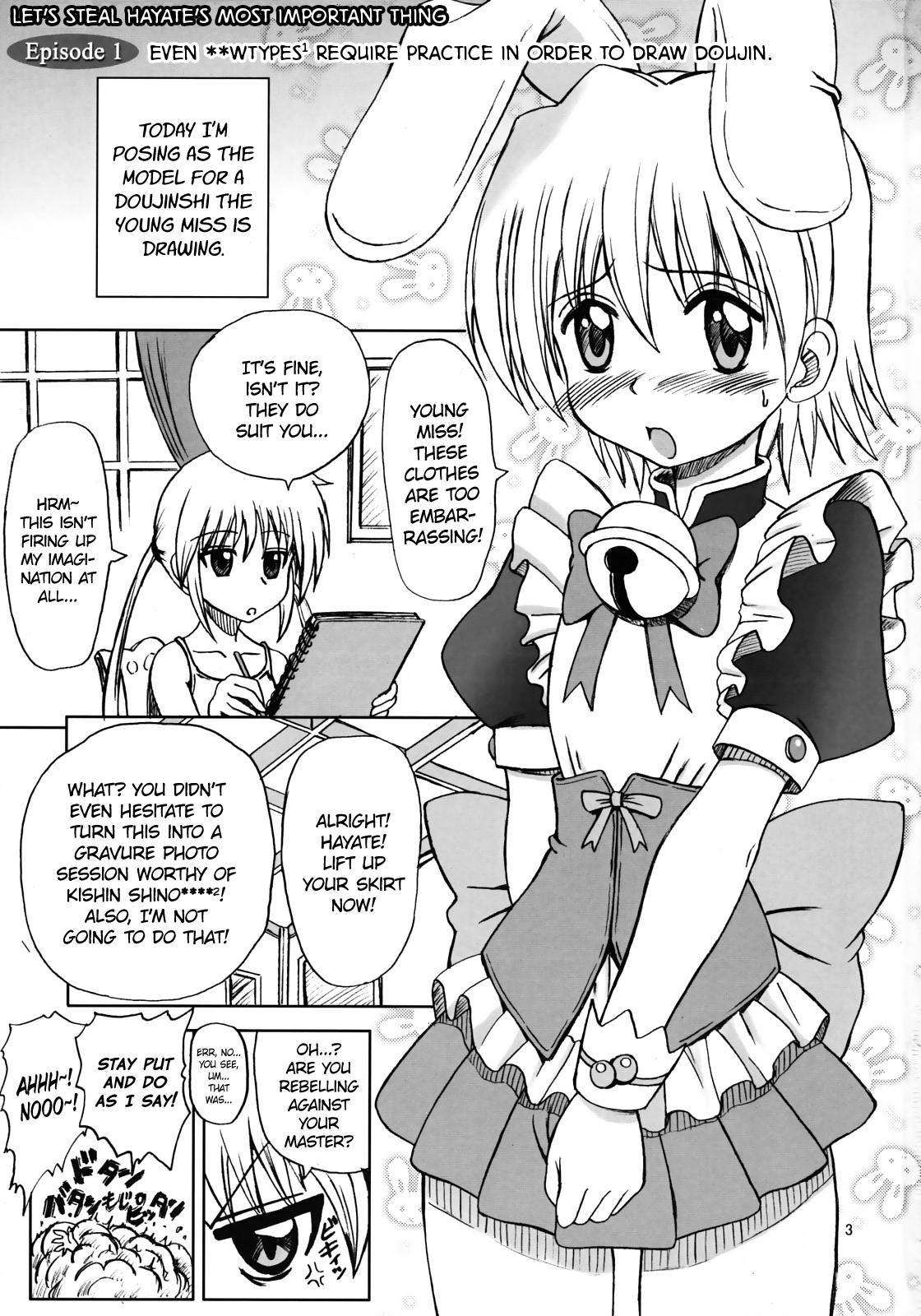 Hayate no Taihen na Soushuuhen | Hayate’s Most Risqué Compilation page 2 full