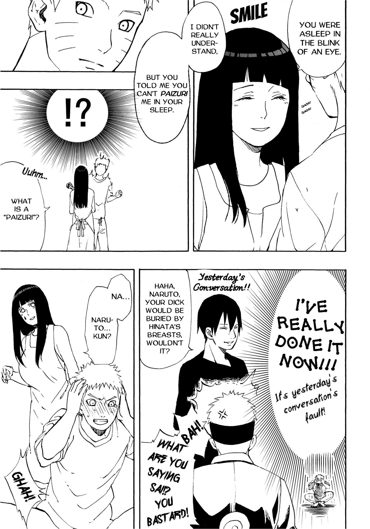 Naruto-kun Paizuri tte Naani? page 9 full