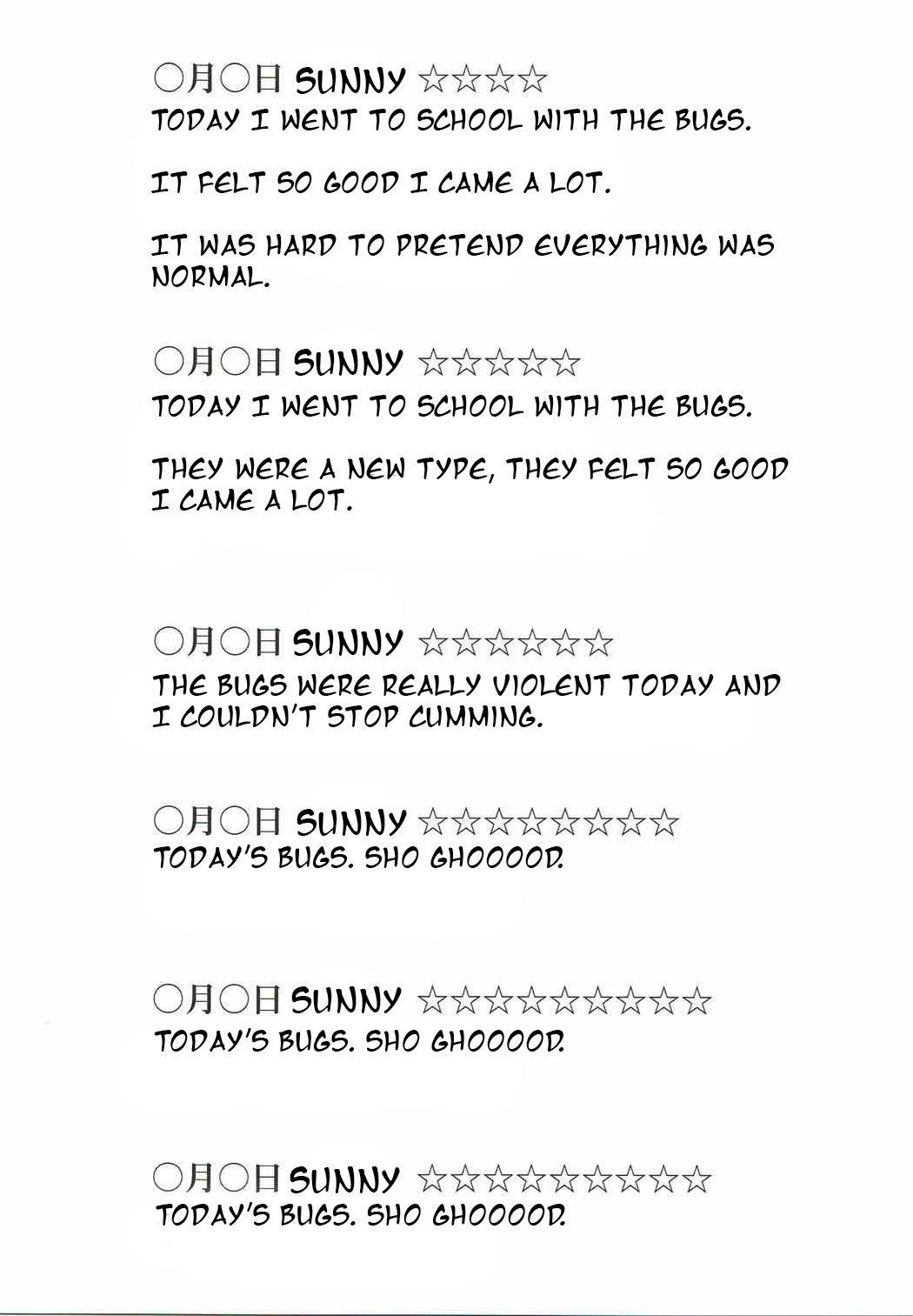 Japunika Inchuuchou | Japunika Lewd Bug Report page 2 full