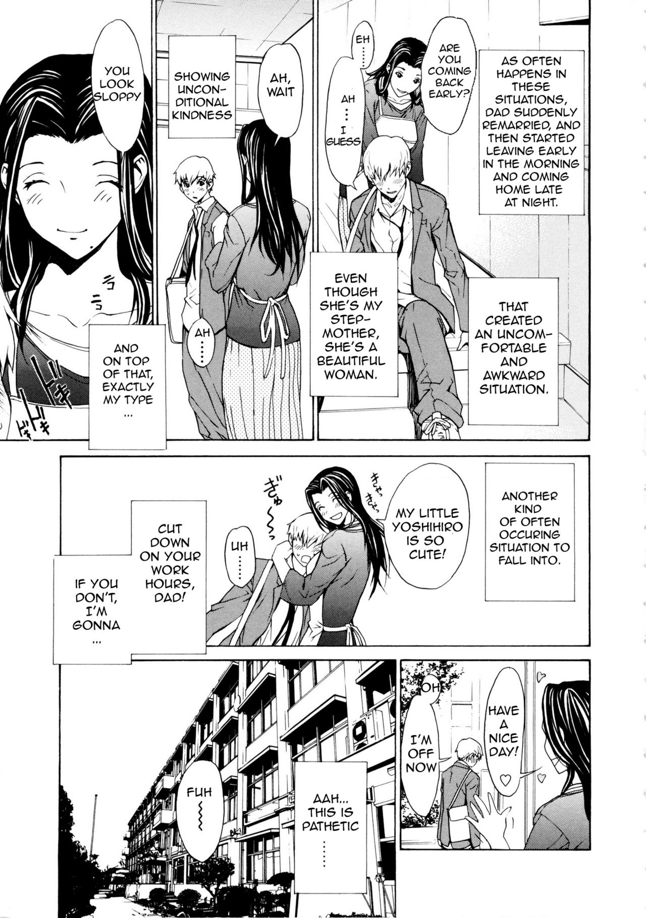 Bijin na Haha to Tsuyoki na Classmate | Beautiful Step-mother and Self-assured Classmate page 10 full