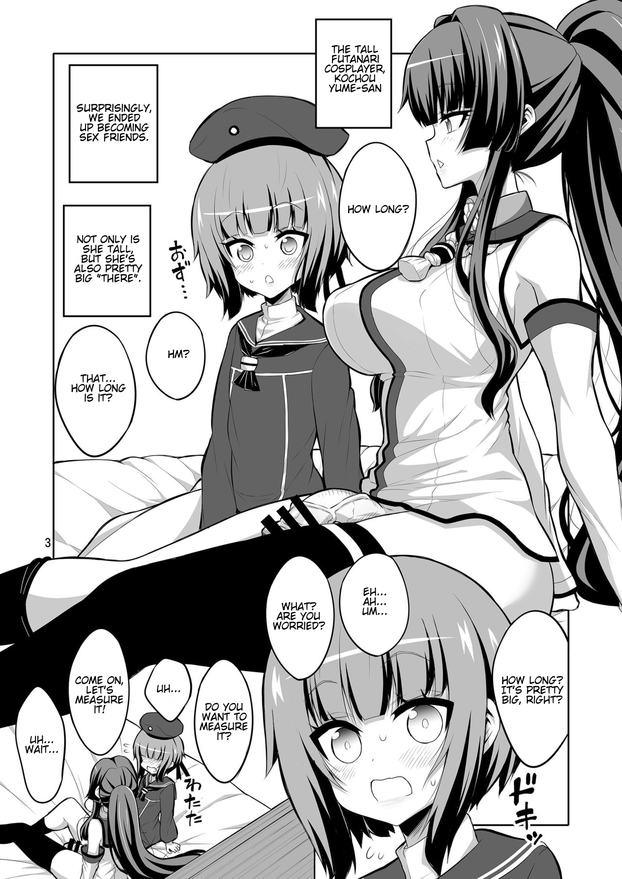 Futanari Onee-san x Otokonoko Cosplayer Mesu Ochi Choukyou Kainikou page 3 full