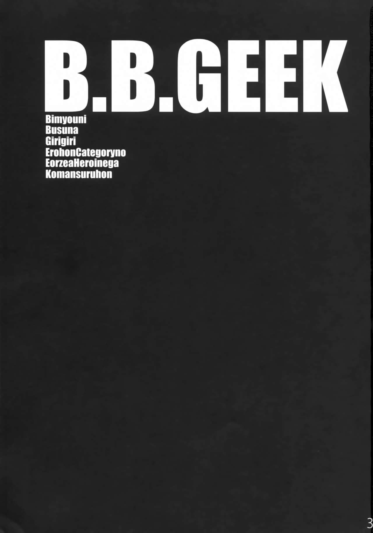 B.B.GEEK page 2 full