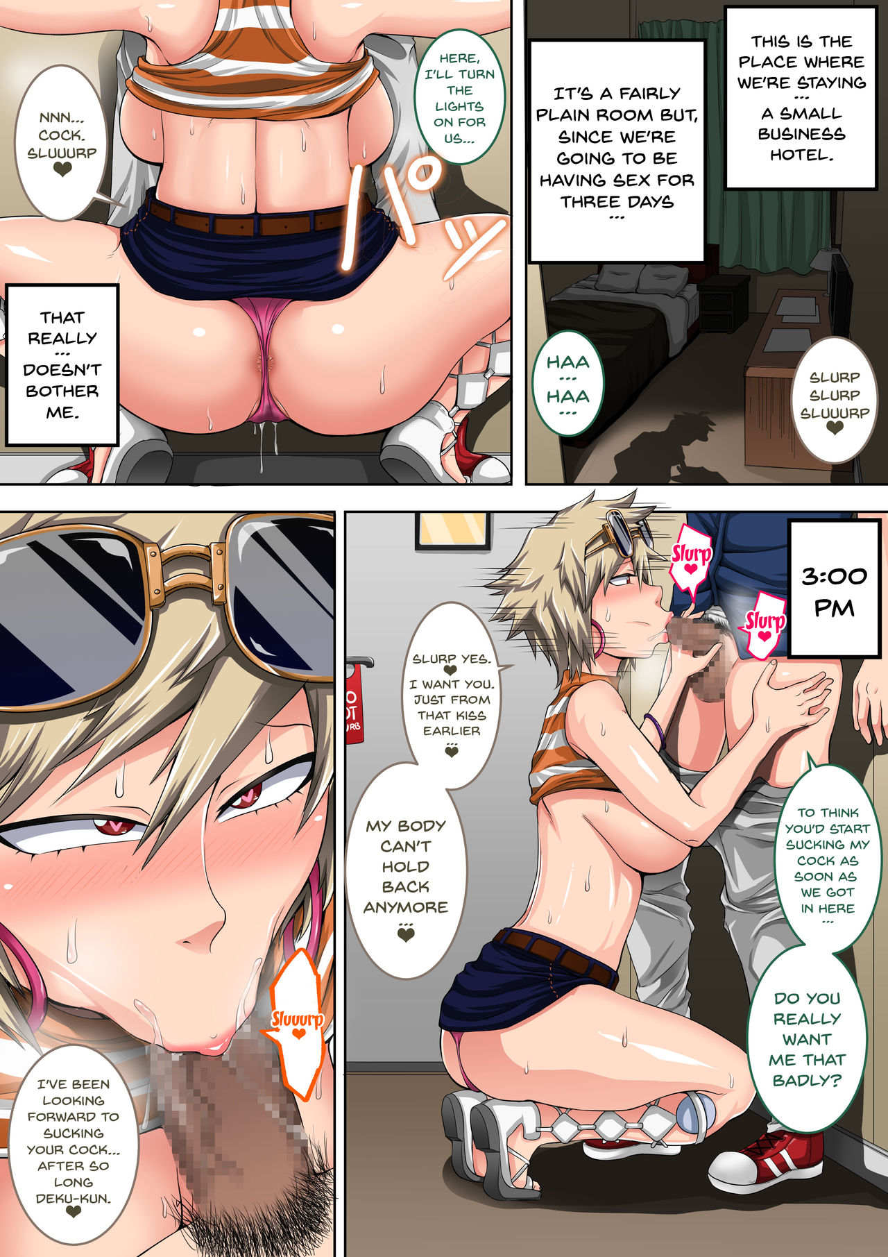 Boku no Harem Academia Bakugou Mama to no Natsuyasumi "Zenpen" | My Harem Academia - Spending Summer Break With Mama Bakugou page 6 full