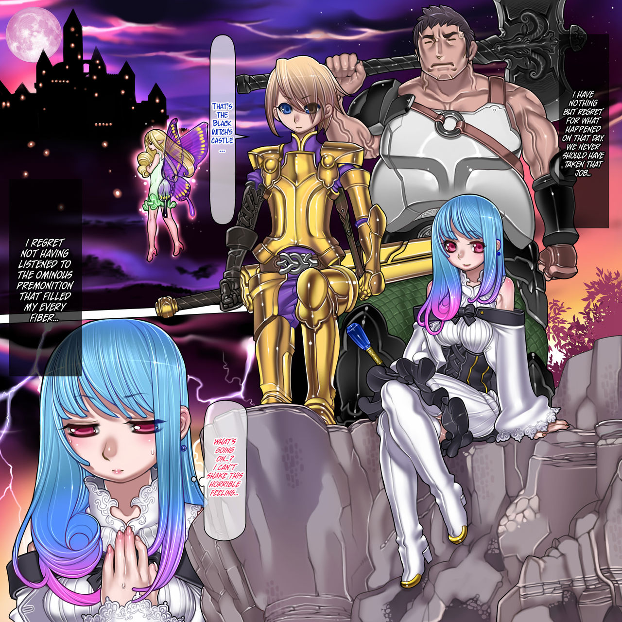 Kuromajo no Koukotsu | The Black Witch's Ecstasy  =LWB= page 2 full