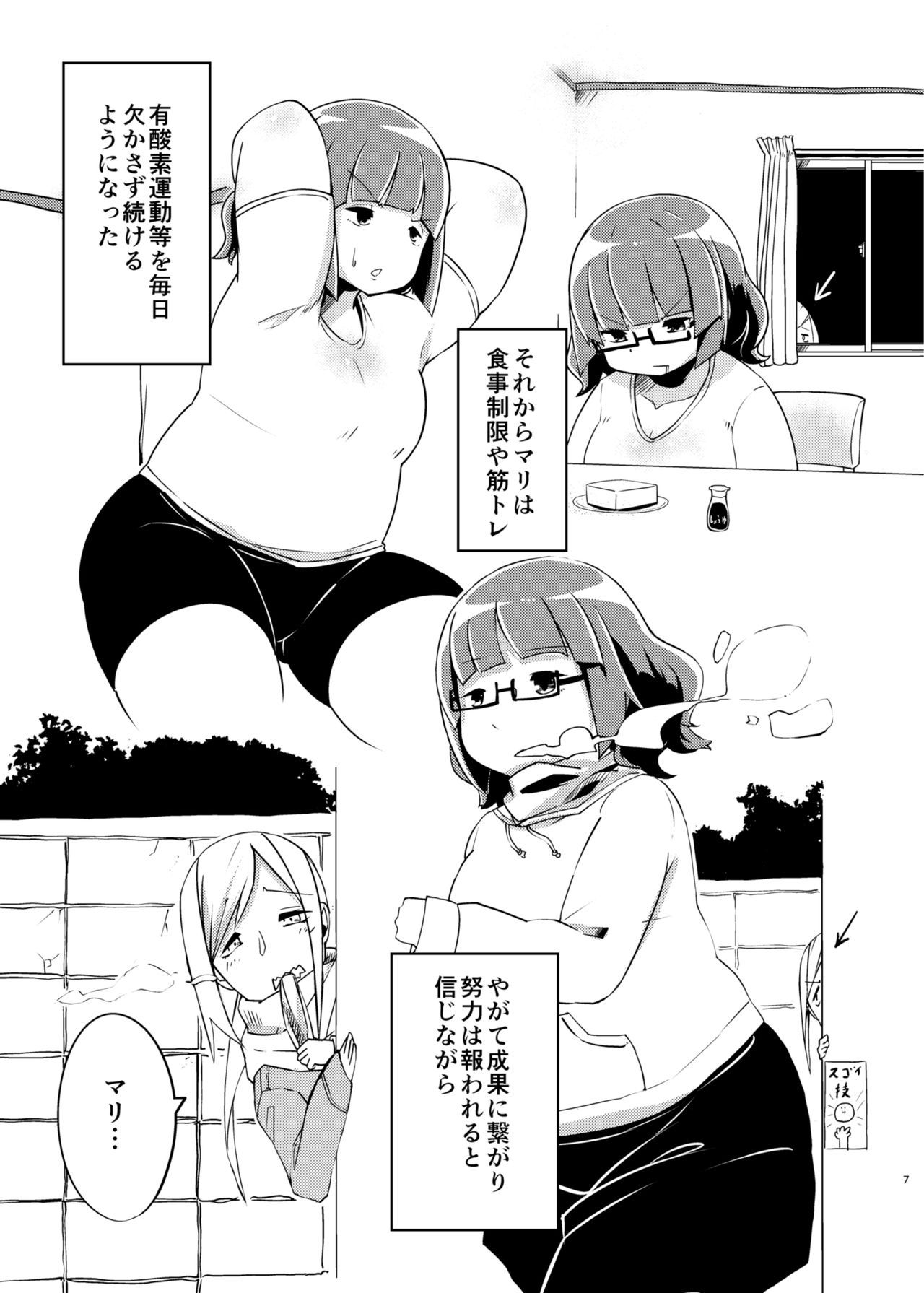 Diet wa Oyatsu no Ato de page 6 full