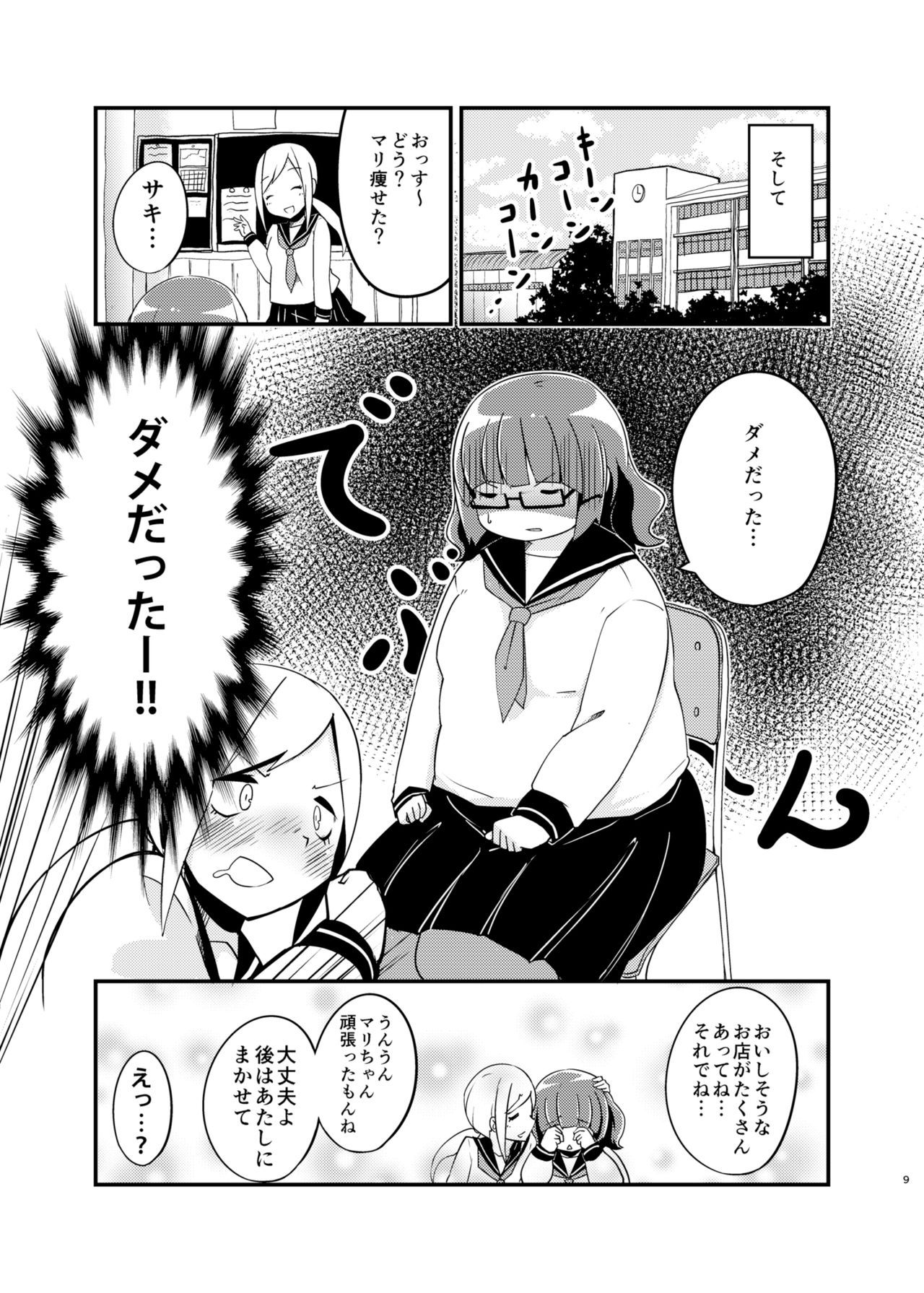 Diet wa Oyatsu no Ato de page 8 full