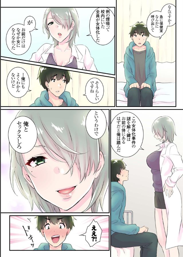 Nyotaika Harem Gakuen ~Uso desho? Boku no Naka ni Shinyuu no Are ga Haitteru?!~ 4 page 3 full