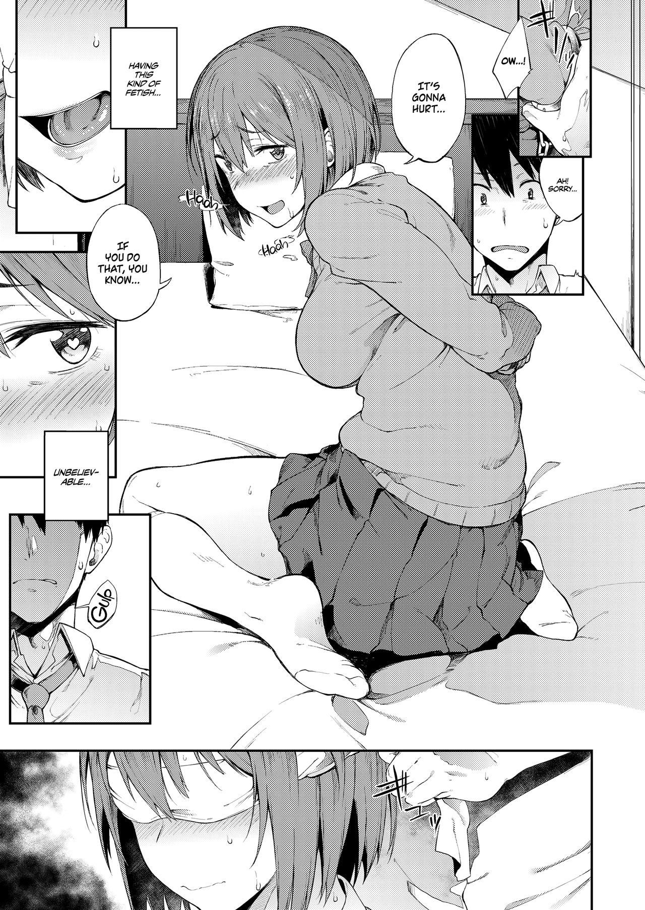 Zenryaku, Kanojo no Seiheki ga Nanameue deshita | A Girl's Weird Fetishes are Brought to Light! page 3 full