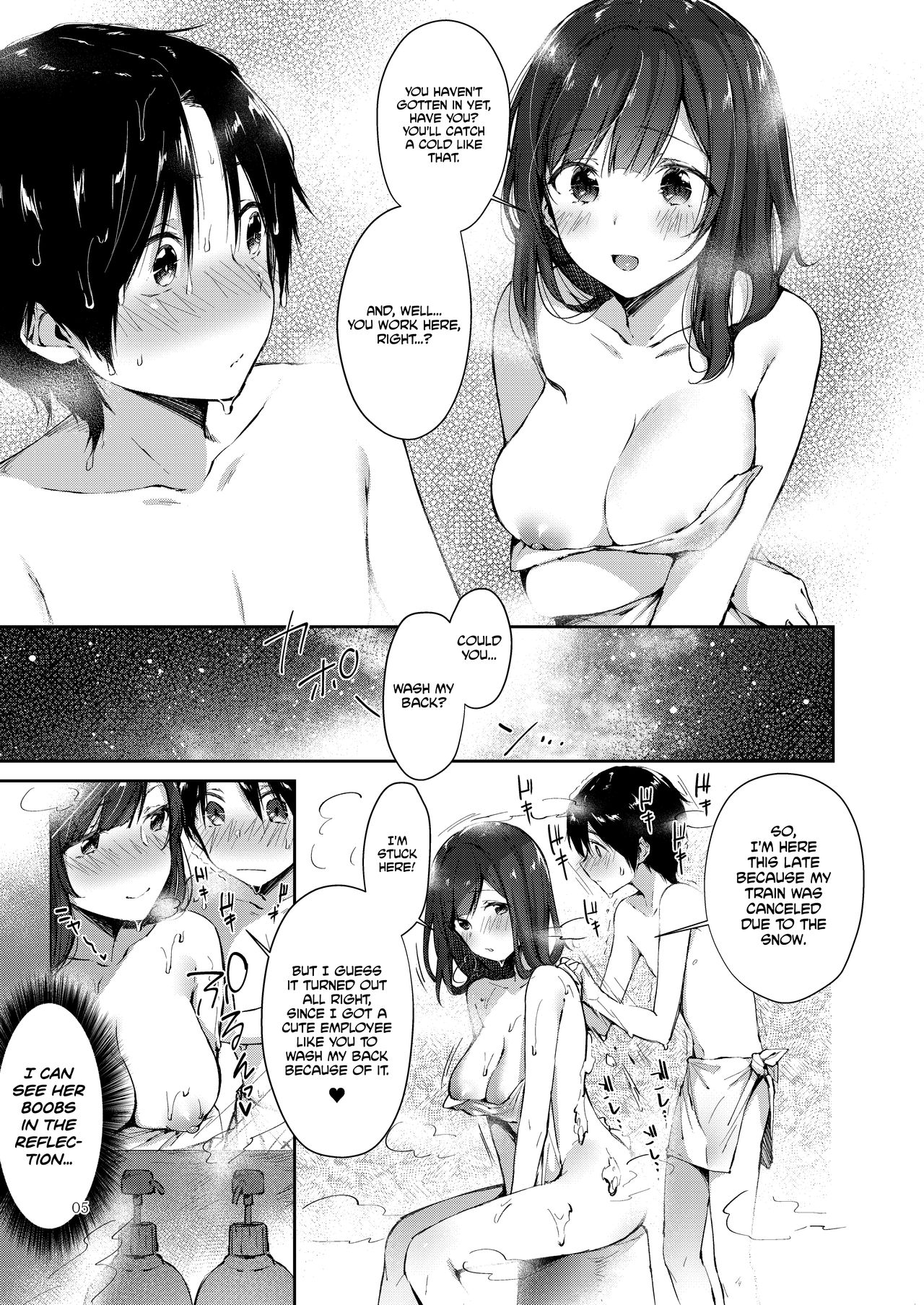 Gensen Oppai Kakenagashi | Natural Boobies Hot-Springs page 4 full