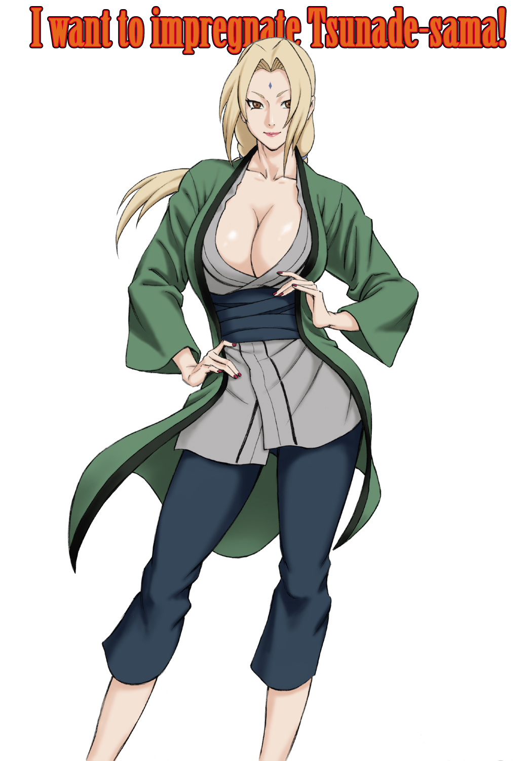 Akogare no Tsunade-sama o Zettai Haramasetai! | I want to impregnate Tsunade-sama! page 2 full