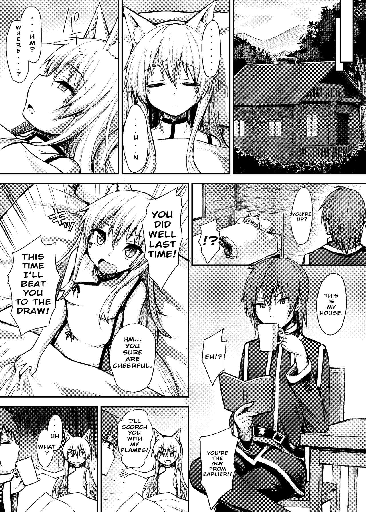 Itazurazuki no Kitsune Musume ni Oshioki Ecchi Suru Manga | Punishing Sex with a Mischievous Vixen Girl page 4 full
