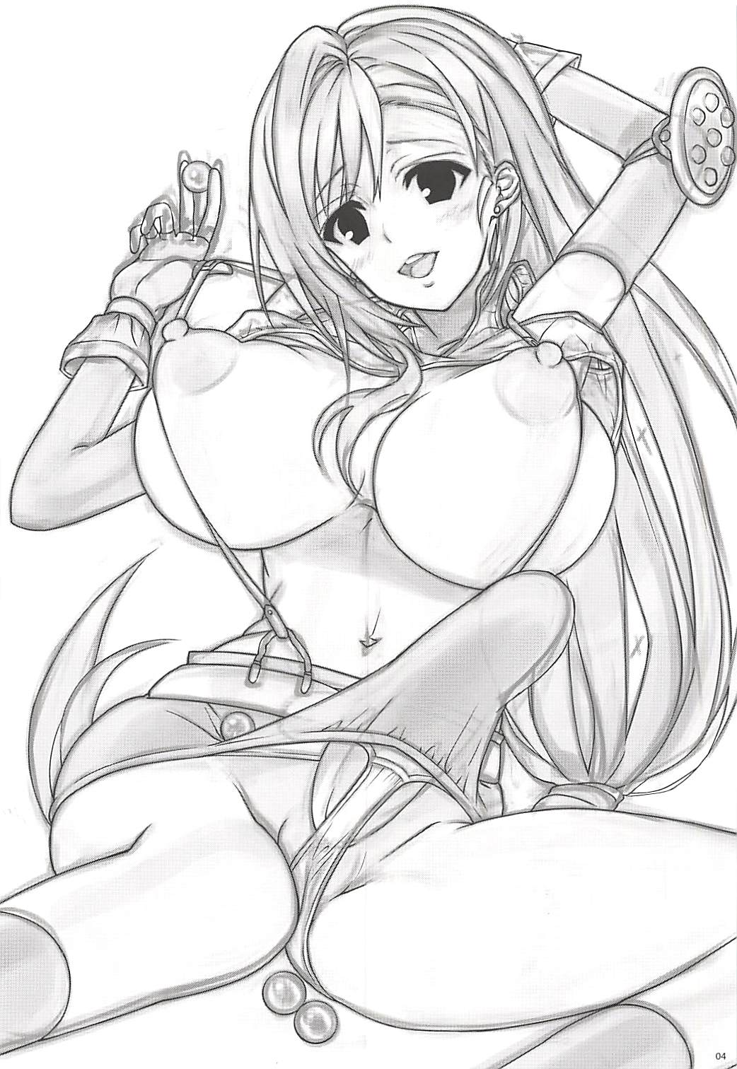 Futanari Doutei Tifa Soushuuhen -Tsuioku- Inran Mesu Chinpo Kairaku Ochi page 3 full