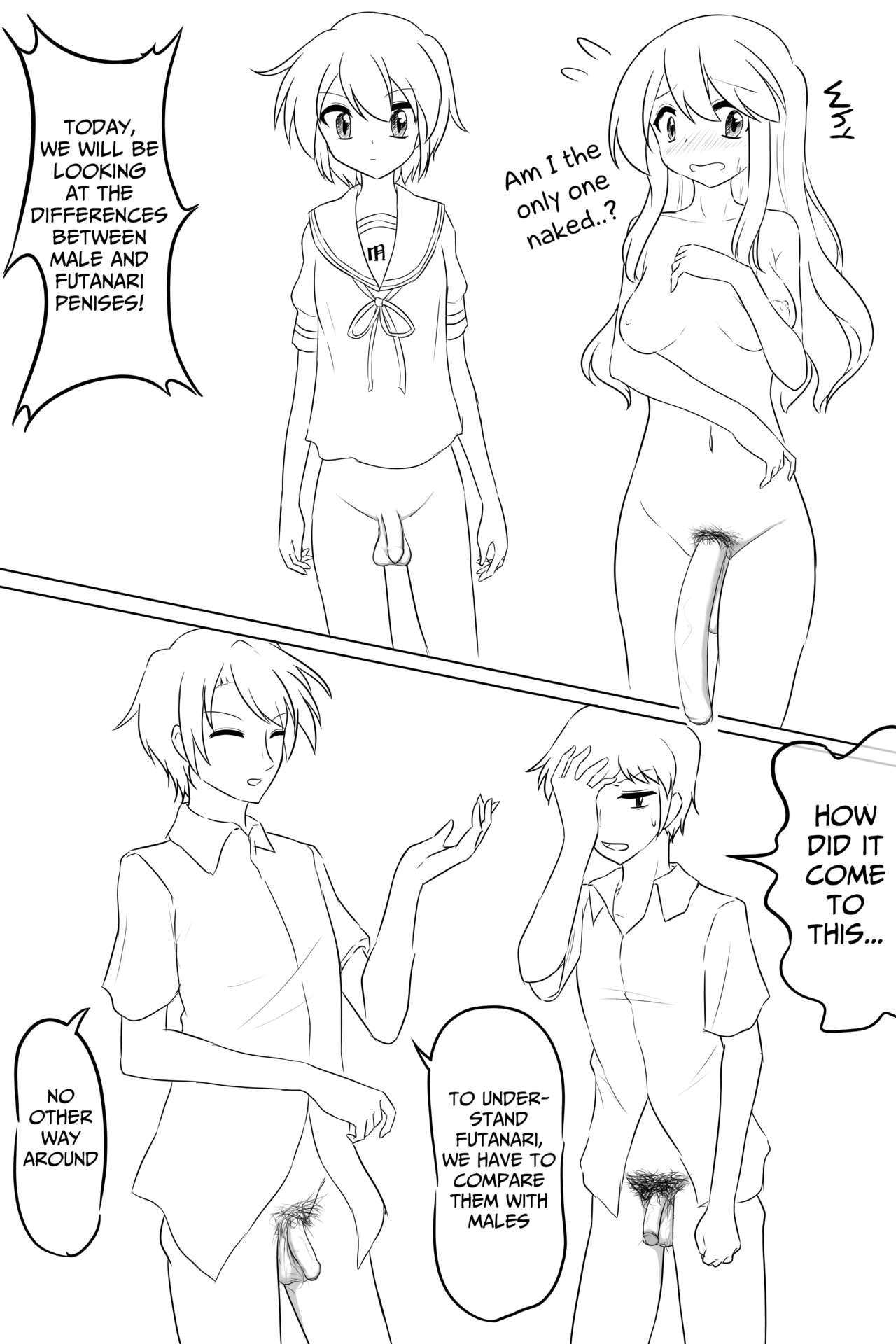 Futanari-ban SOS-dan no Nichijou Kaigi Hen page 3 full