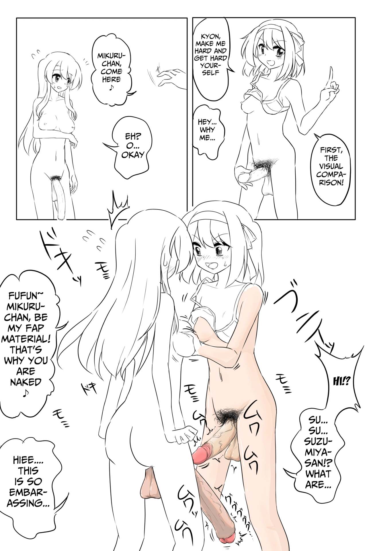 Futanari-ban SOS-dan no Nichijou Kaigi Hen page 4 full