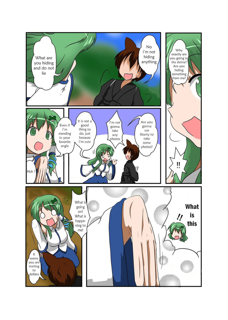 Touhou TS monogatari ~ Sanae-hen ~ page 6 full