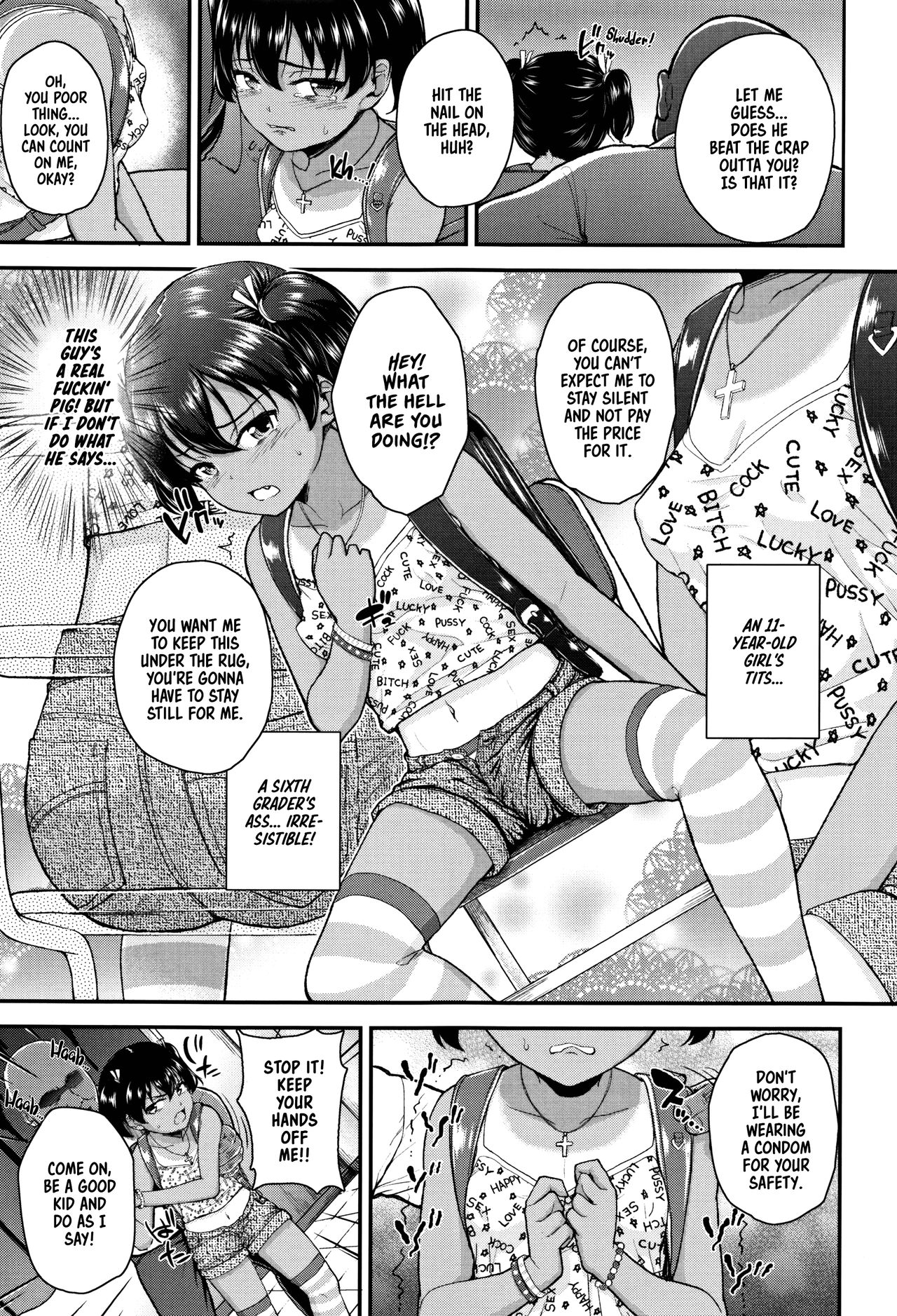 Mesugaki dakedo Hatsuiku ii node Semen Kyouiku Shitemita page 9 full