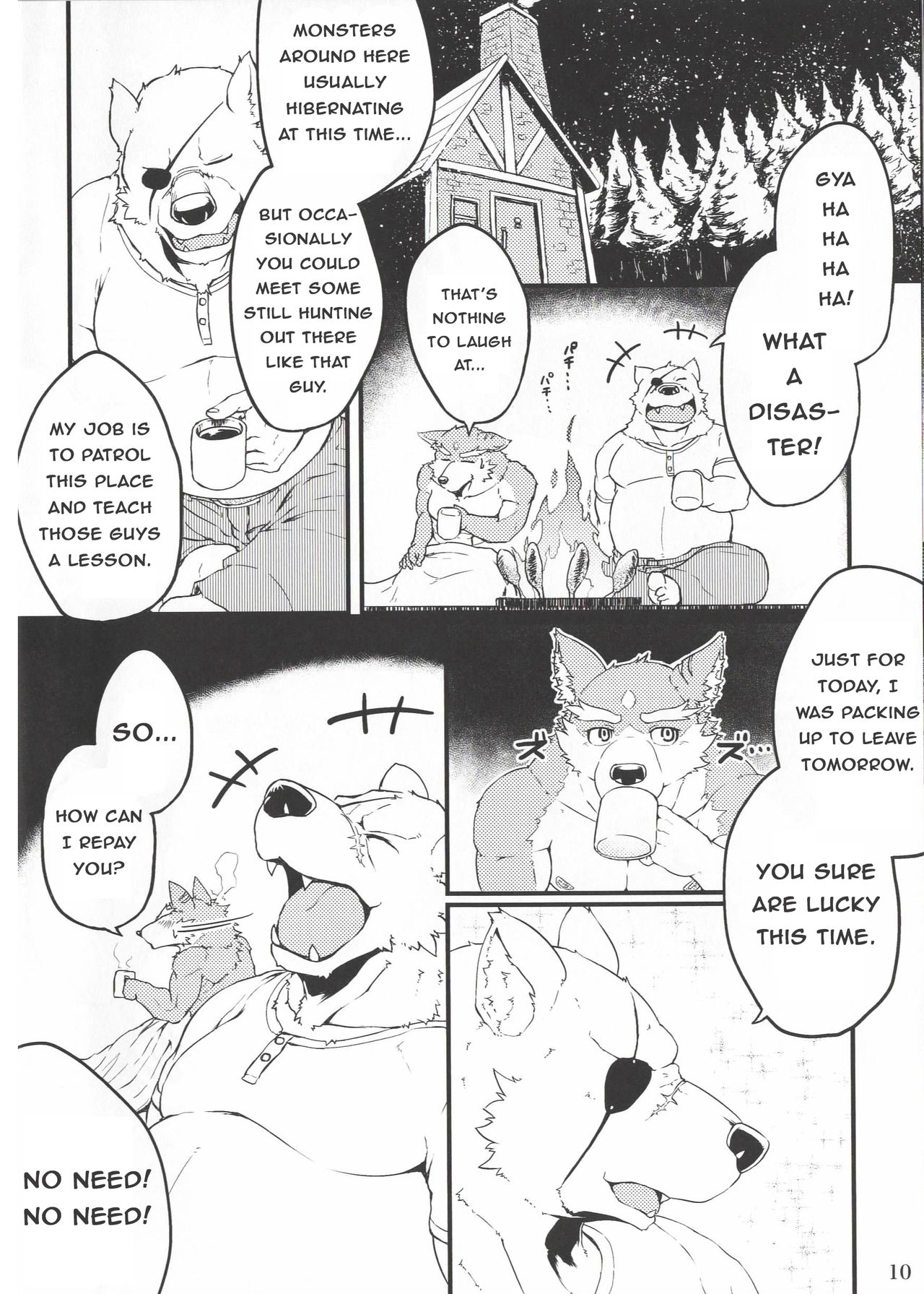 Snow-Melting Bivouac Night + Omake page 7 full