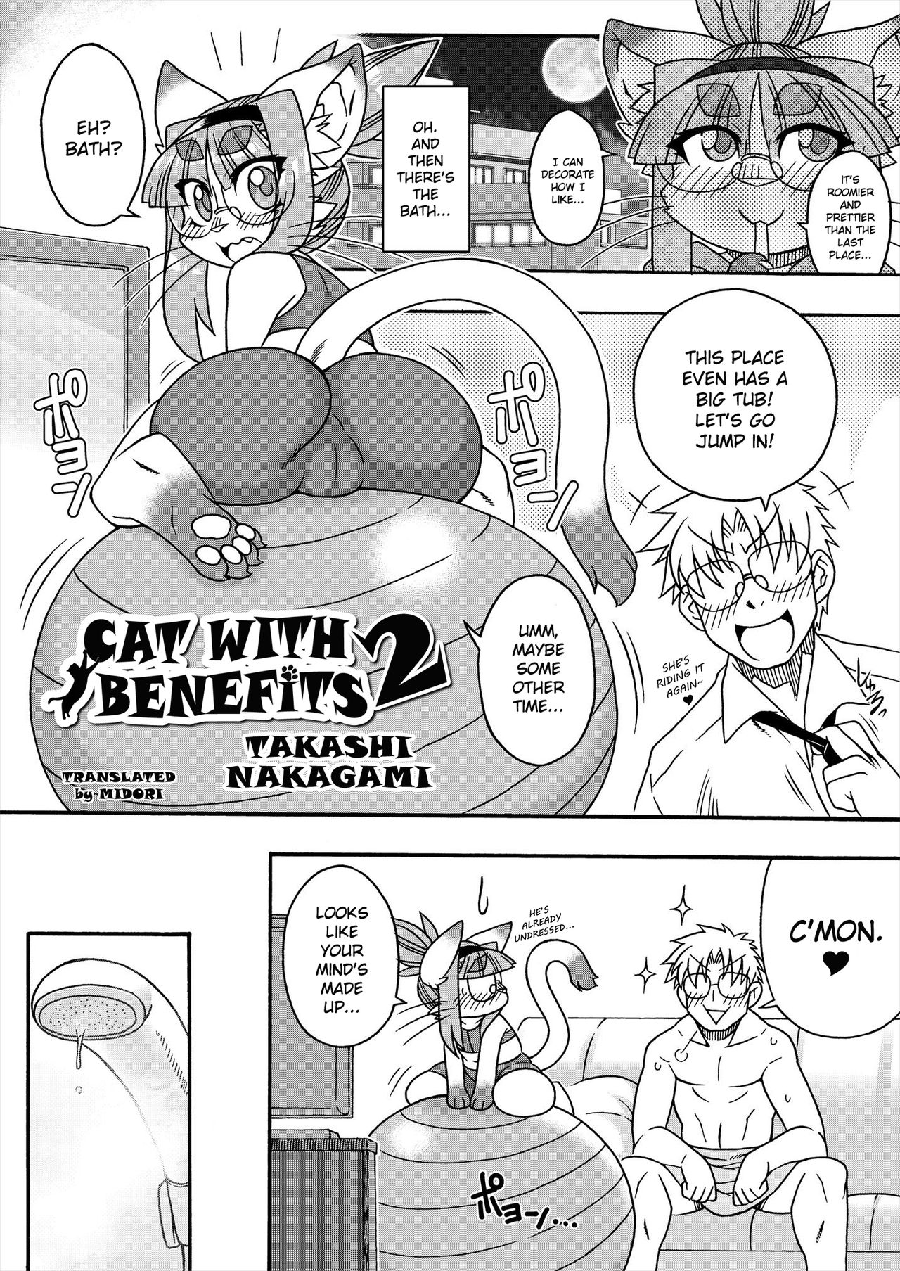 Neko Kano no Midori-san 2 | Cats With Benefits 2 page 2 full
