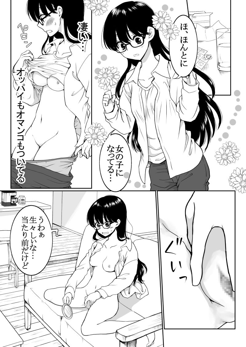 InCha ga Onna ni Natte Chikan Saretemita page 3 full
