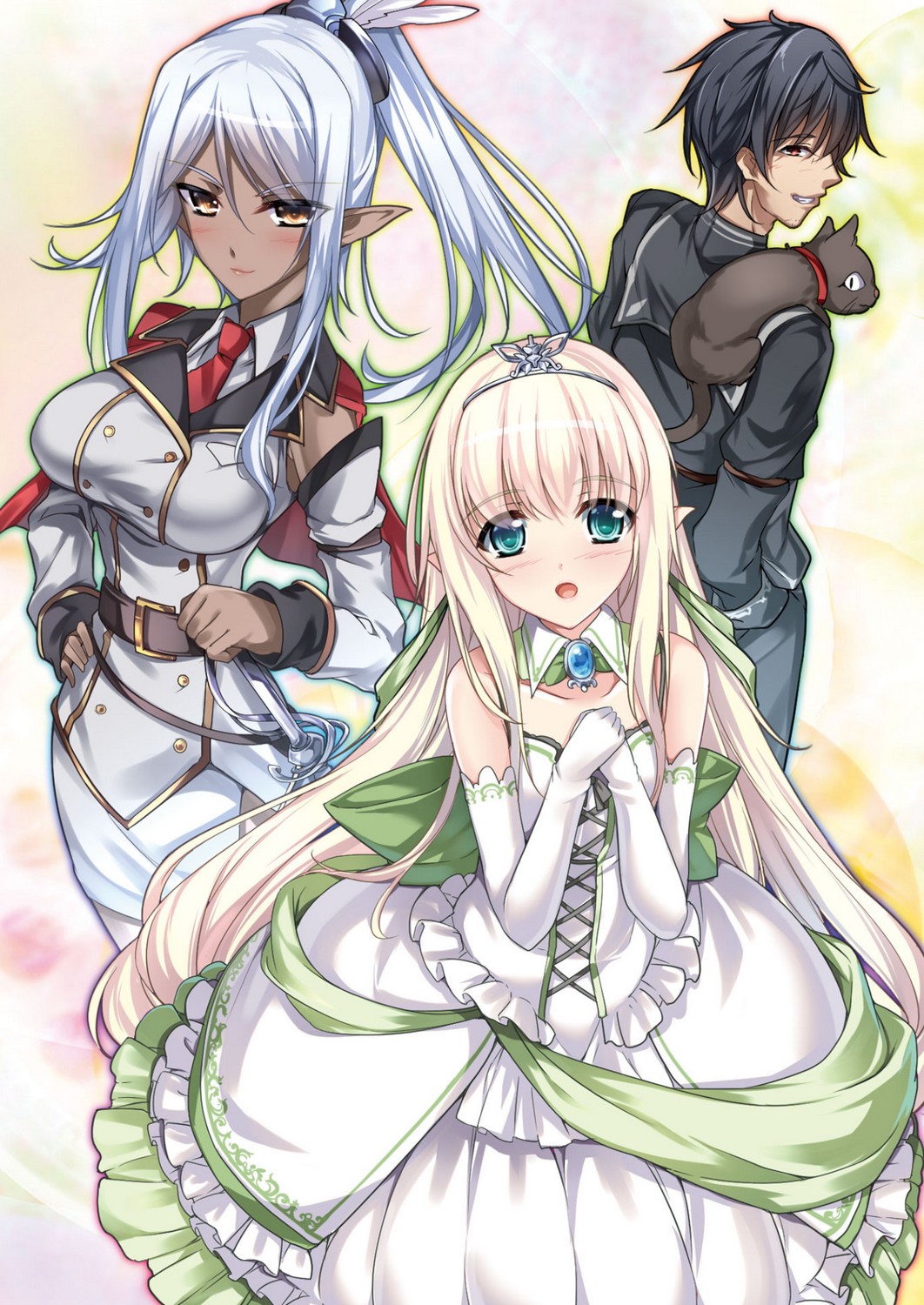 Elf no Kuni no Kyuutei Madoushi ni Nareta no de Hime-sama ni Seiteki na Itazura o Shite Mita page 2 full