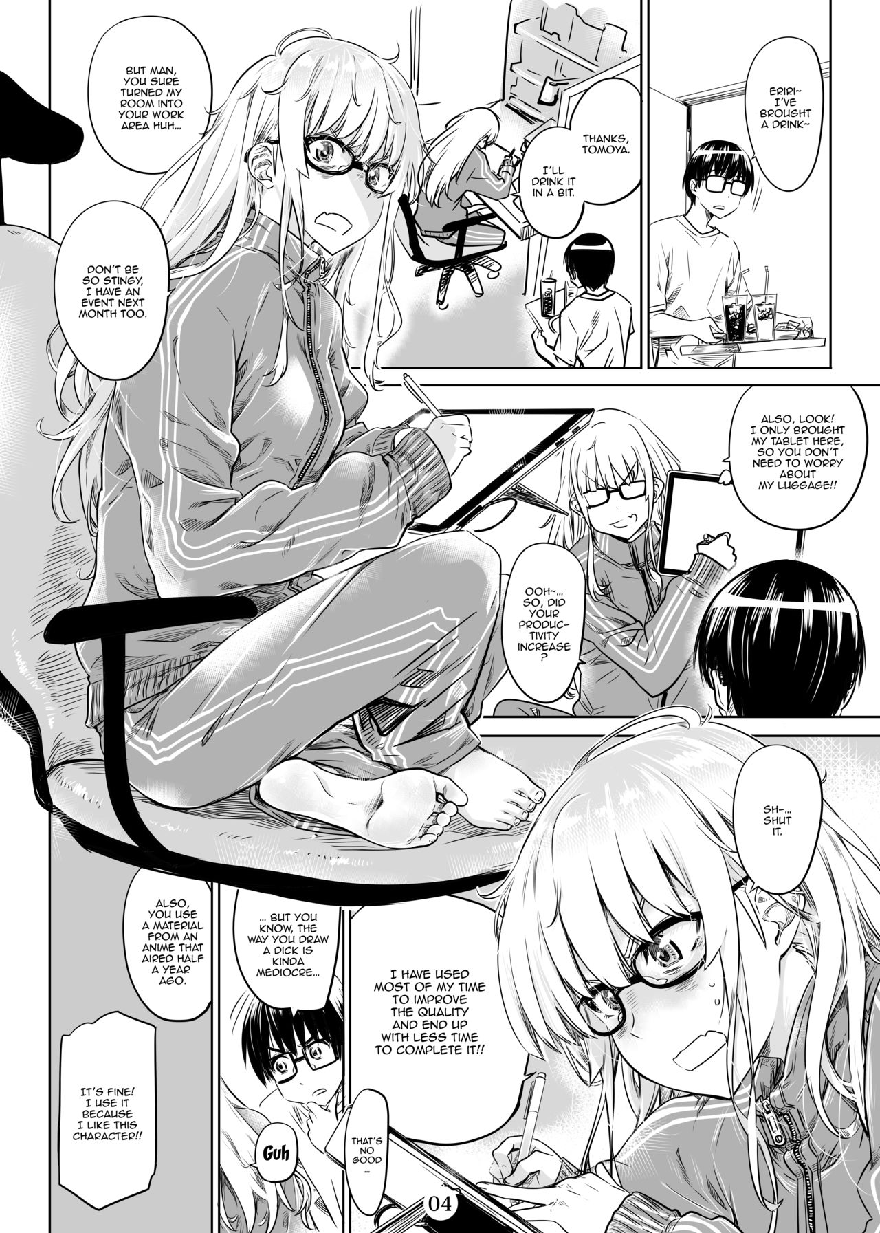 Saenai Ero Doujin Sensei no Kudokikata | How to Seduce a Skillful Doujin Author page 3 full