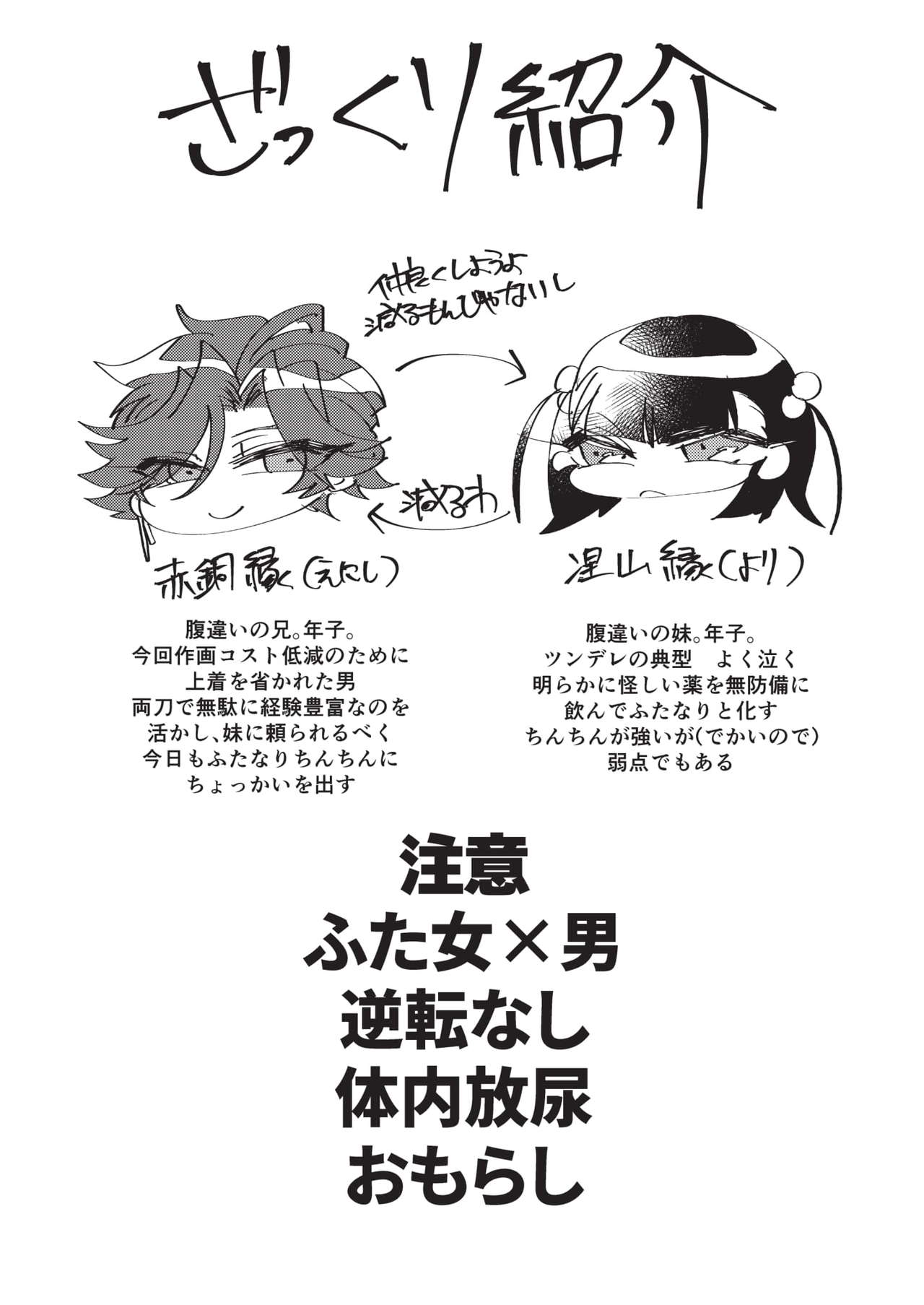 Koutensei Futanari Gimai no Tame no Toile Training page 3 full