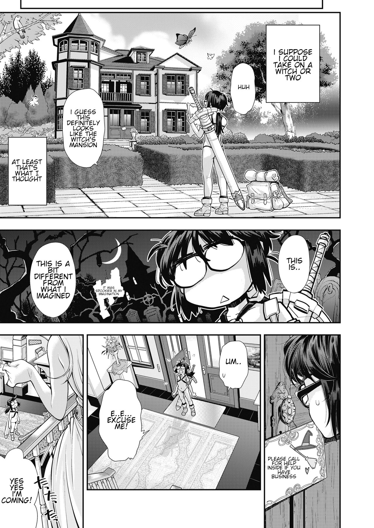 Manken JC Isekai de Yuusha ni Naru mo Les to Shokushu ni Otsu | I became a brave loli warrior in another world but fell prey to a lesbian and tentacles page 5 full