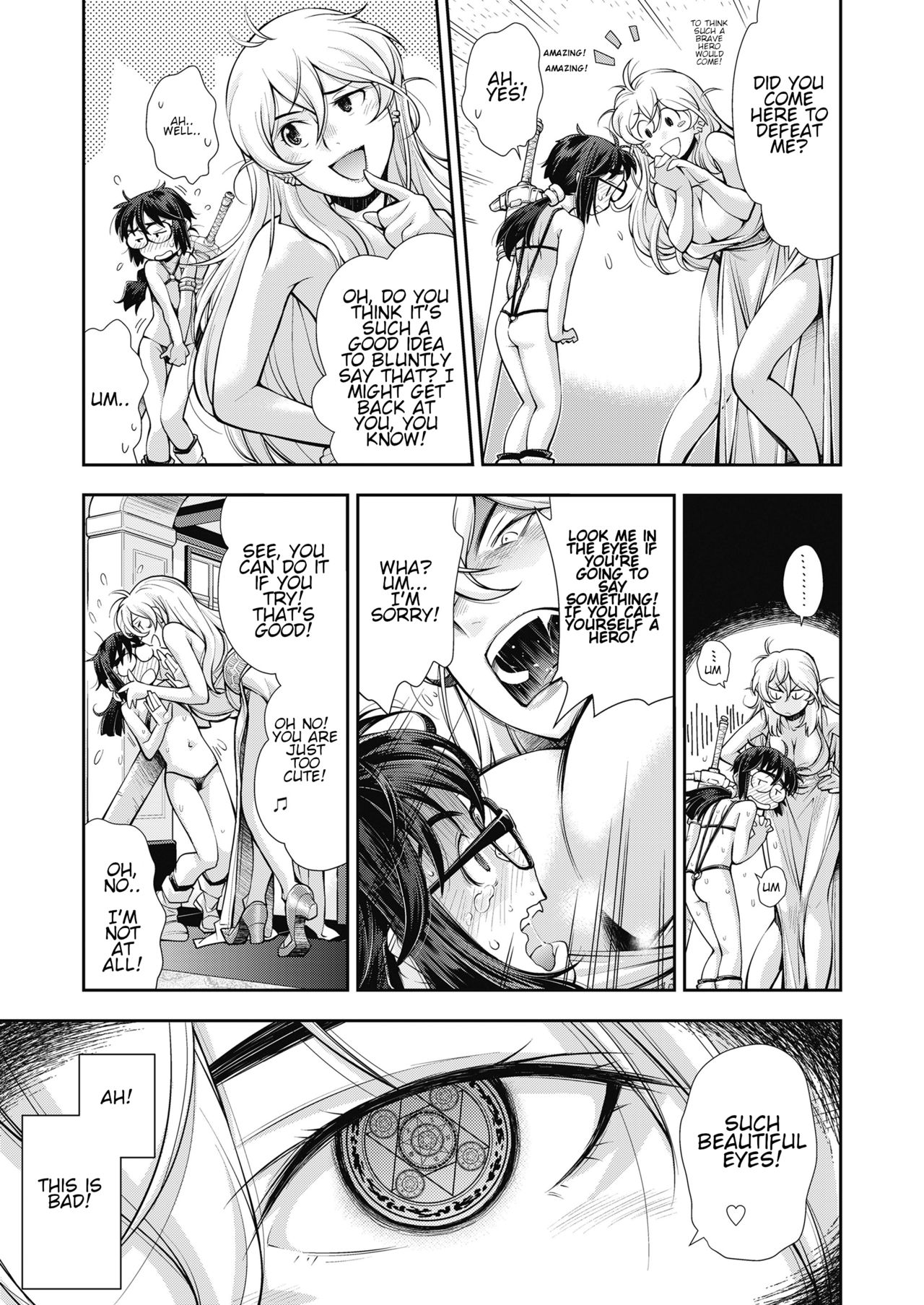 Manken JC Isekai de Yuusha ni Naru mo Les to Shokushu ni Otsu | I became a brave loli warrior in another world but fell prey to a lesbian and tentacles page 7 full