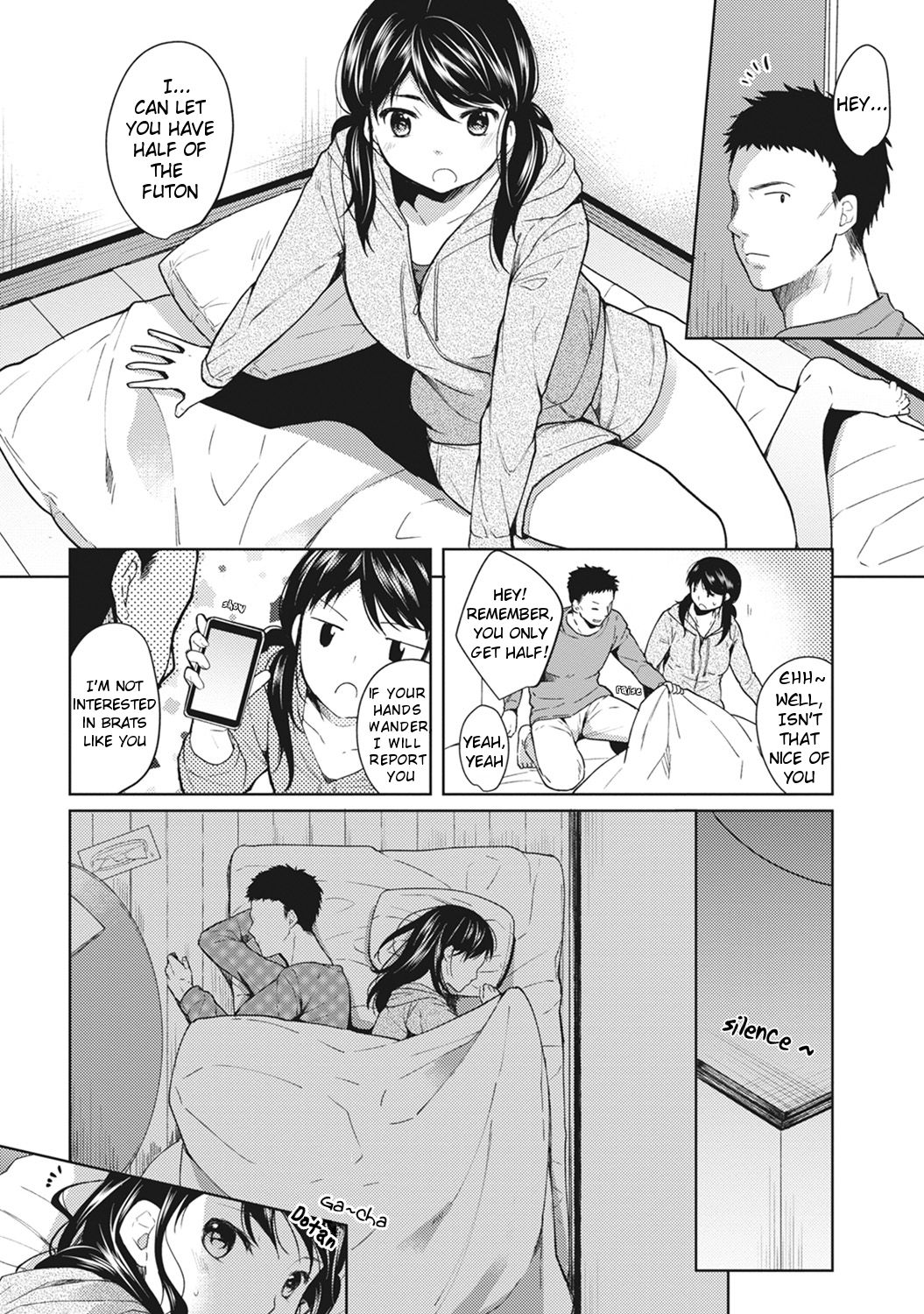 1LDK+JK Ikinari Doukyo? Micchaku!? Hatsu Ecchi!!? Ch. 1 page 7 full