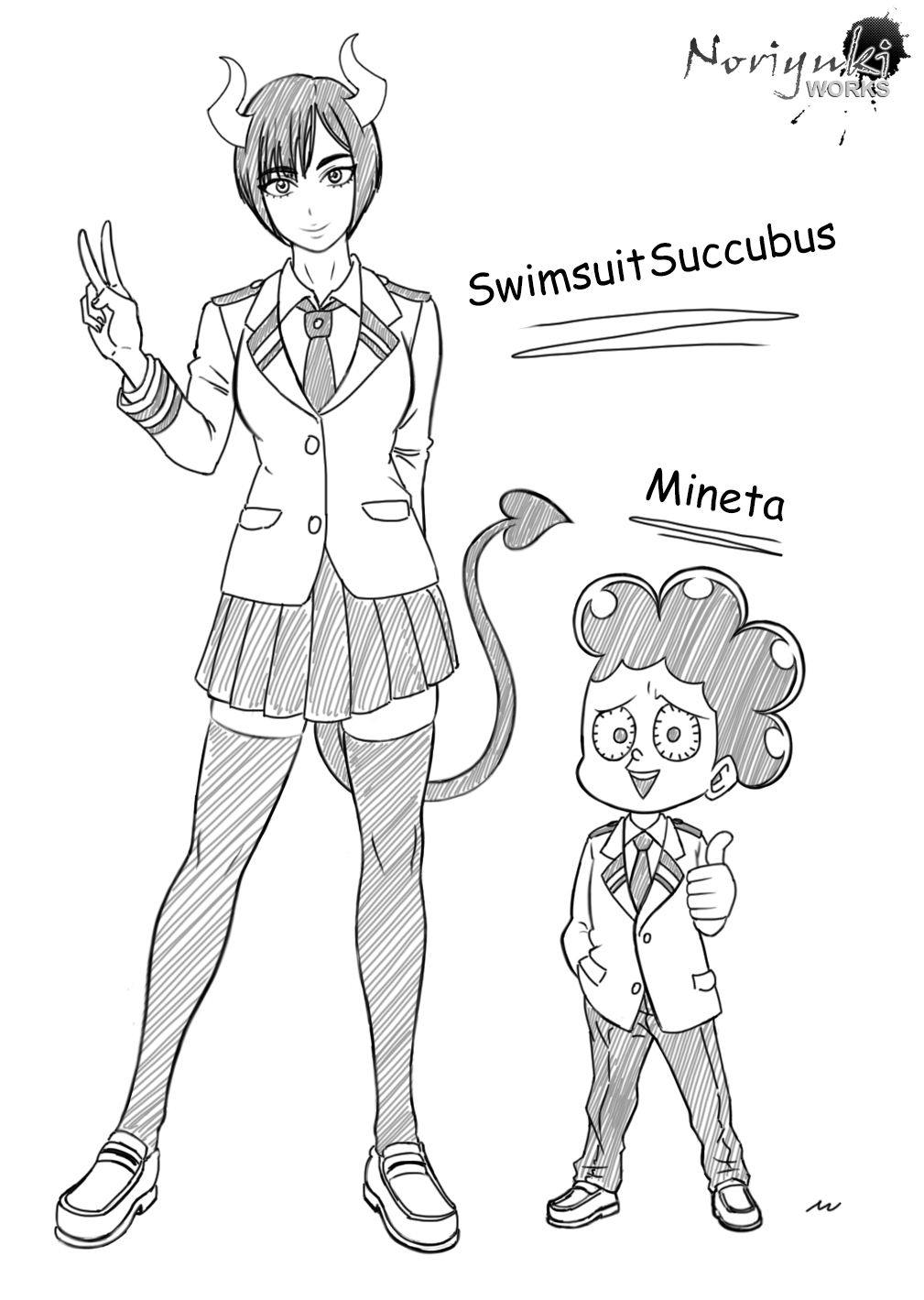 SwimsuitSuccubus x Mineta page 1 full