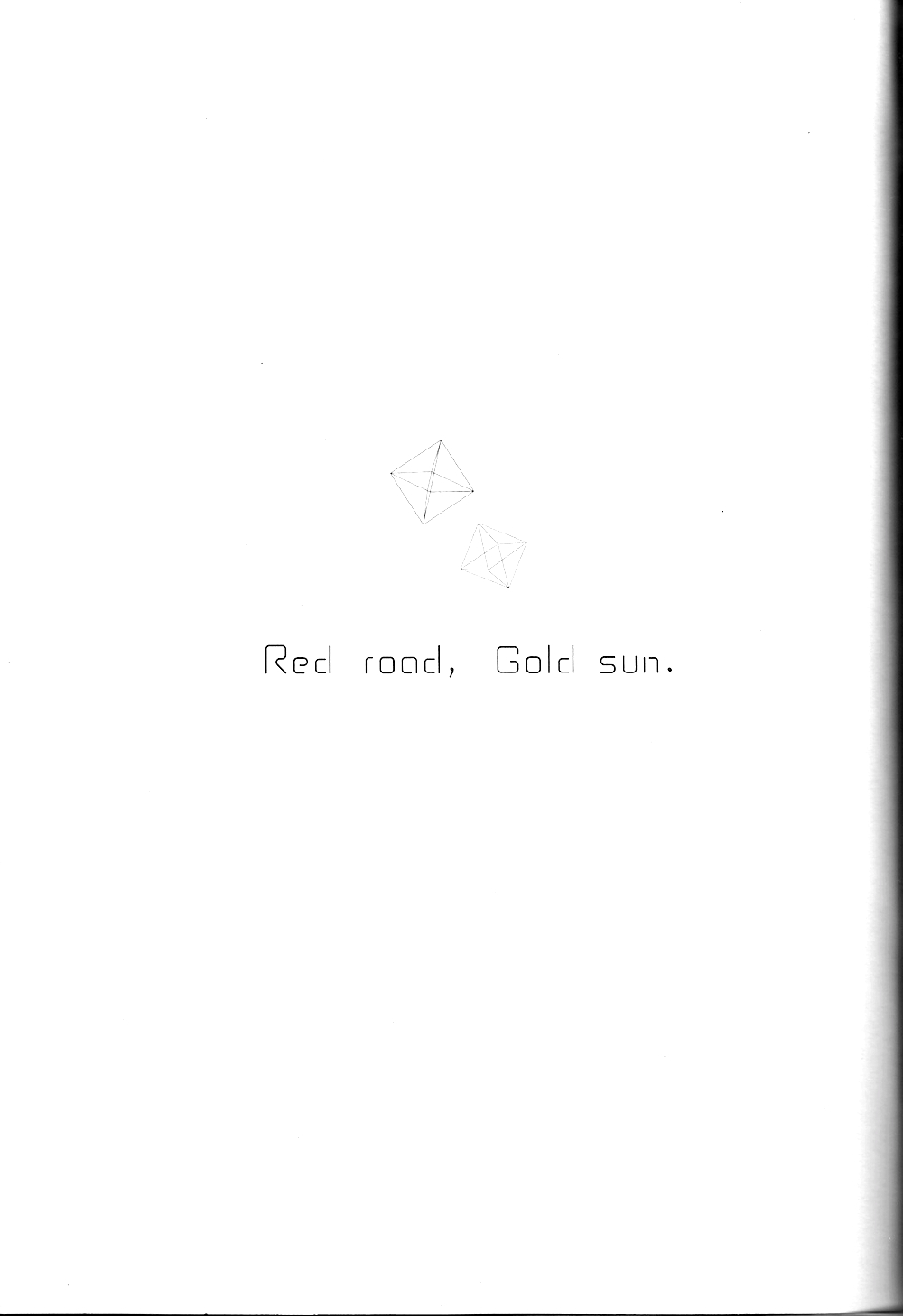 Red Road, Gold Sun. page 3 full