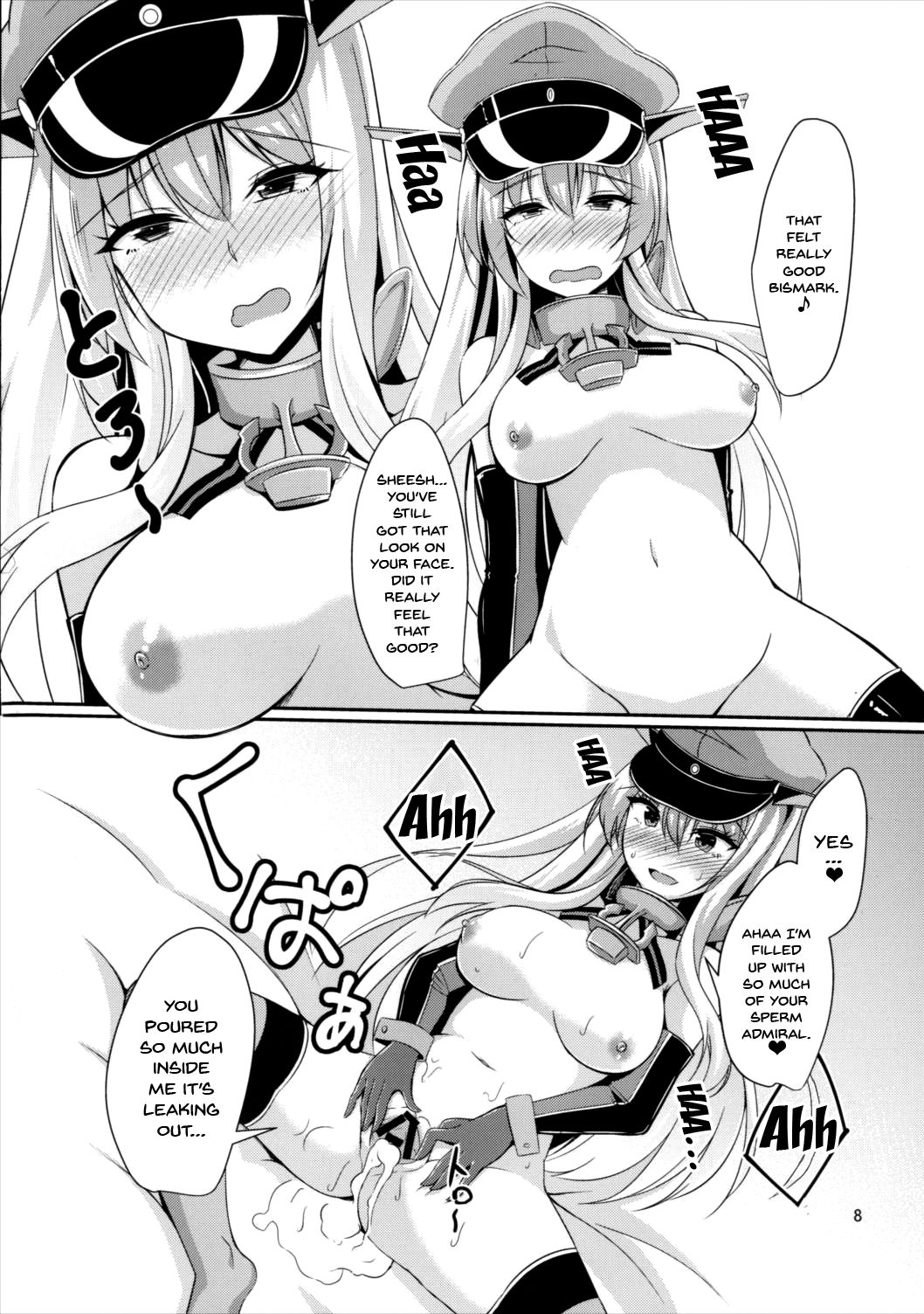 Bismarck wa Teitoku ni Taberareru. | Bismarck Gets Sexually Devoured page 8 full