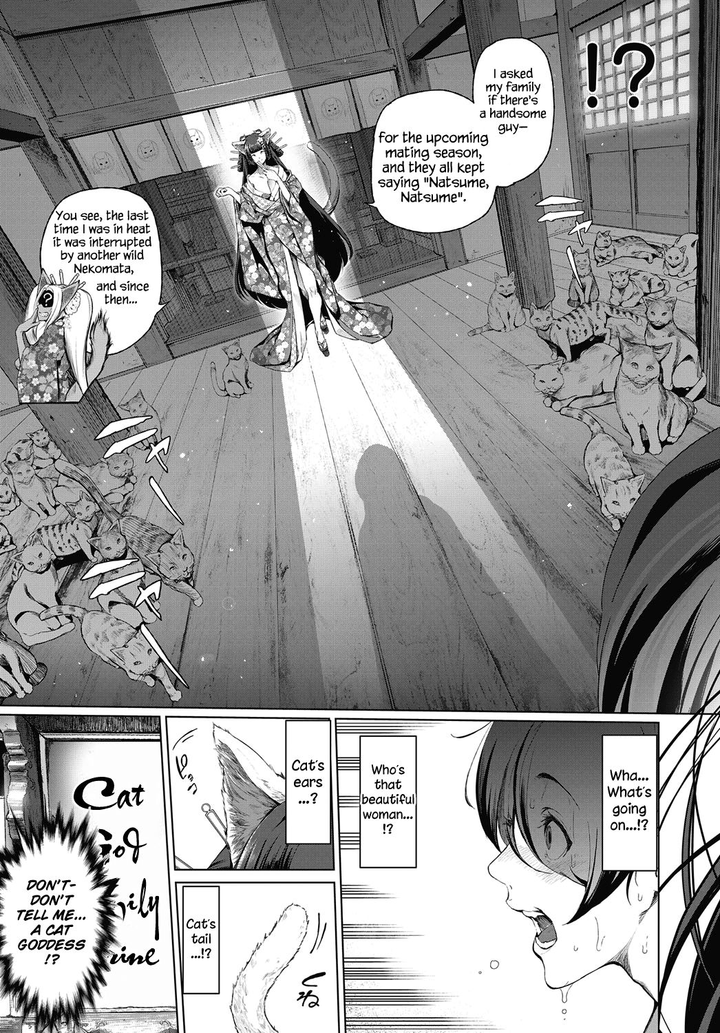 Boy Meets Nyaa God | Boy Meets Cat Goddess Ch. 1-4 page 3 full