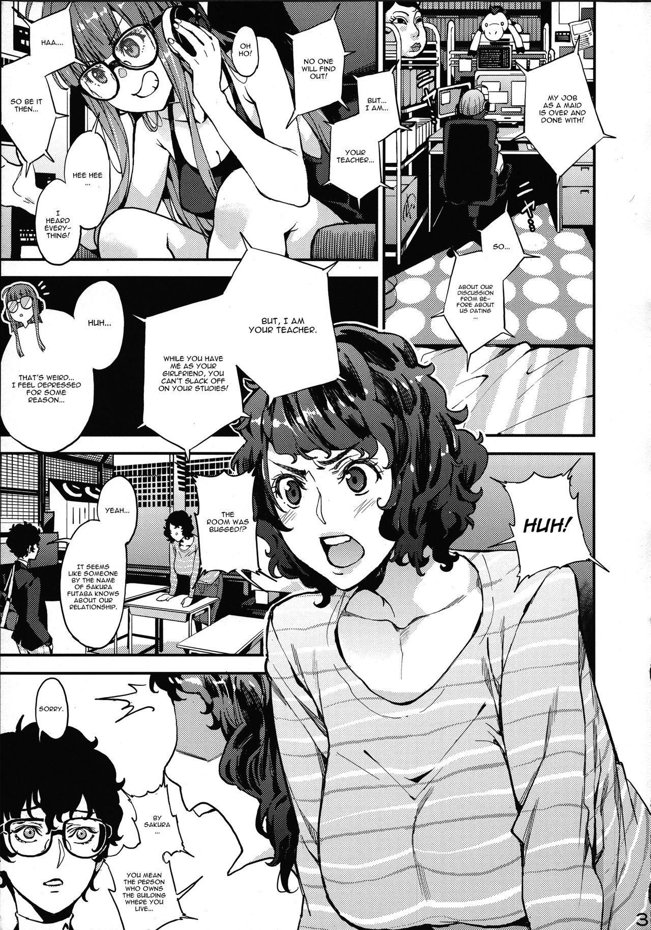 Kawakami Sensei to Futaba no Himitsu Kojin Jugyou page 3 full